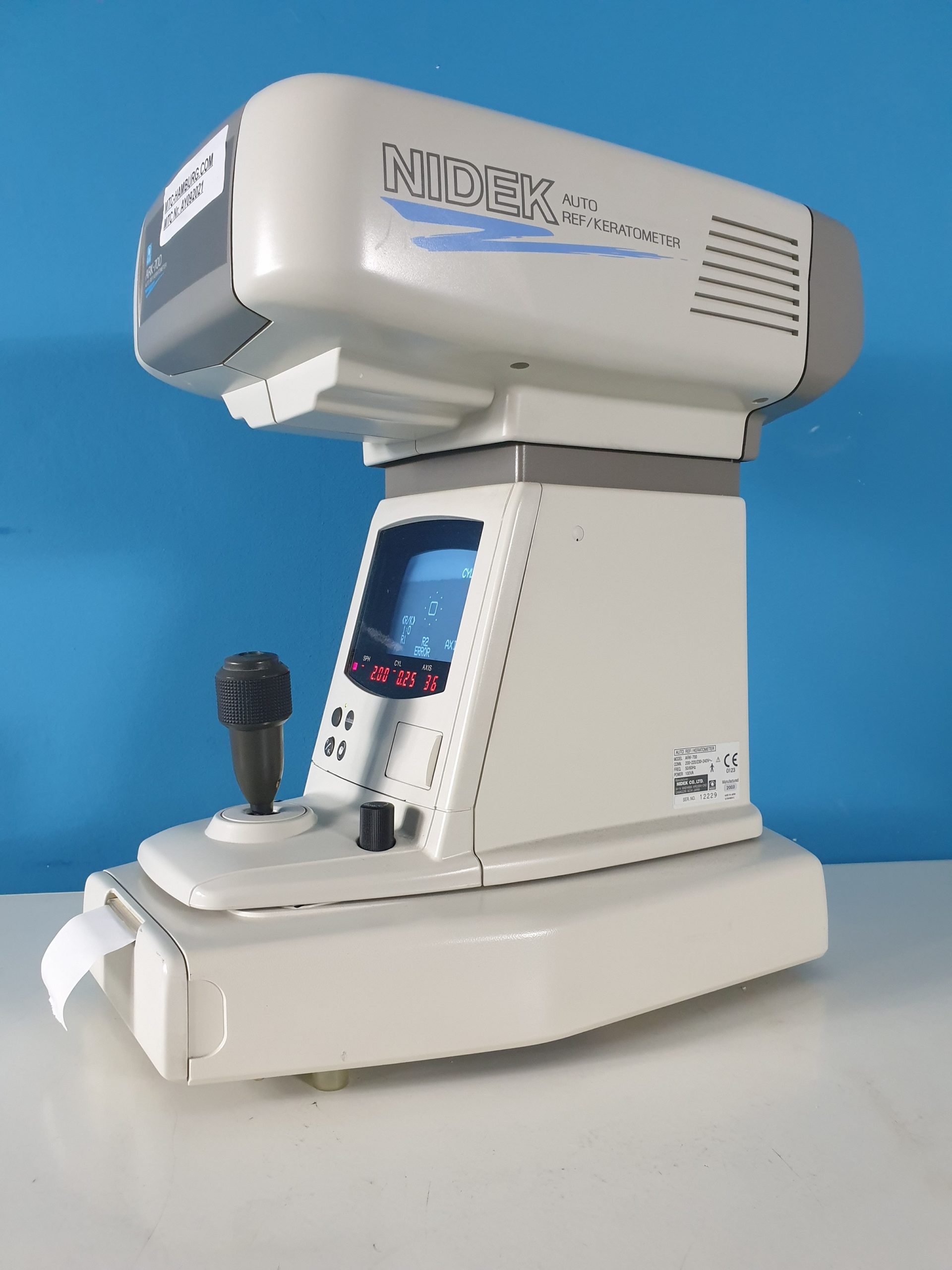 Nidek Keratometer ARK-700 // ARK 700 Auto Refraktometer