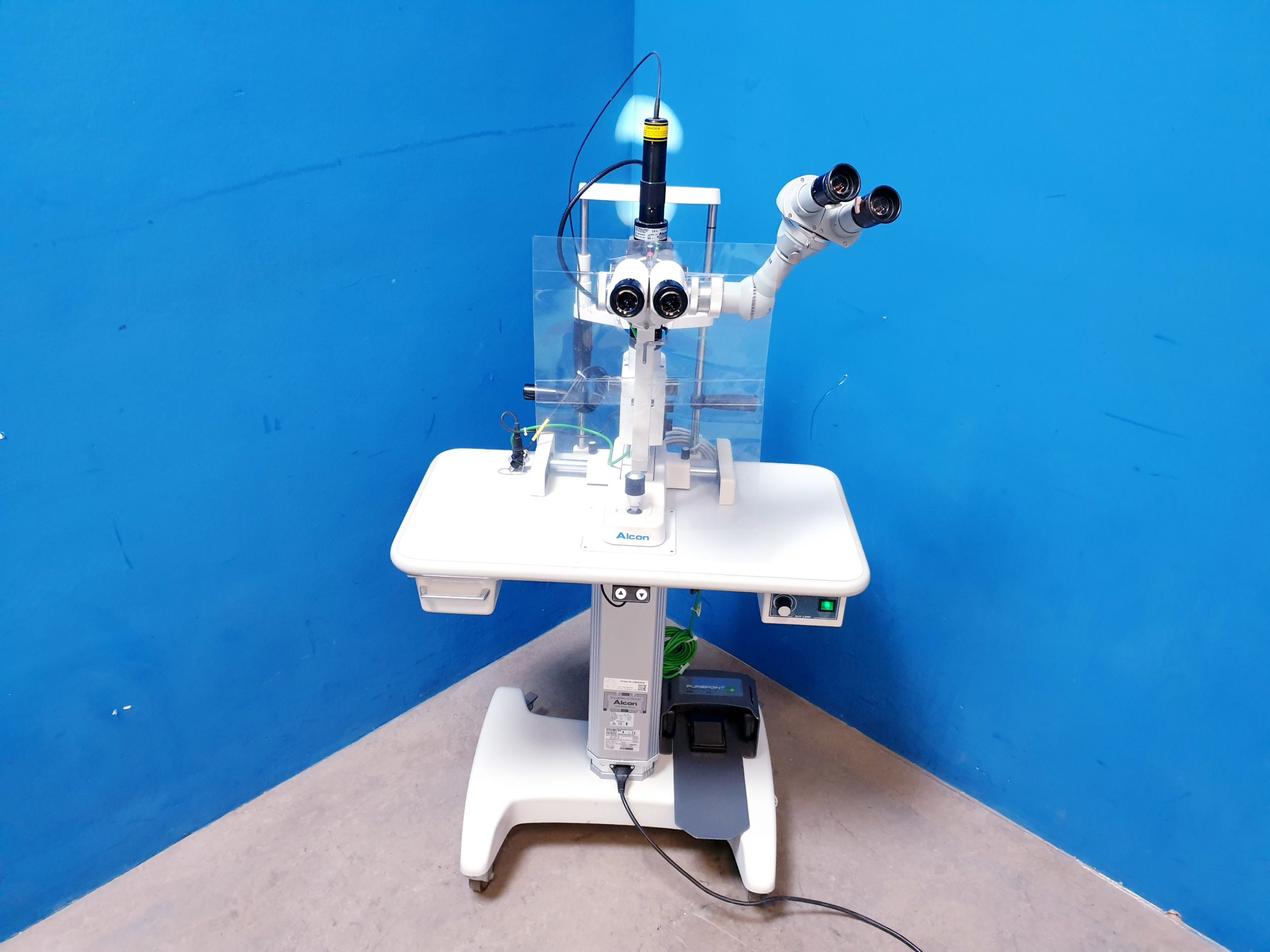 ALCON SL 1000 – SL1000 SLIP LAMP Spaltlampe 12,5 + EyeLite Adapter +