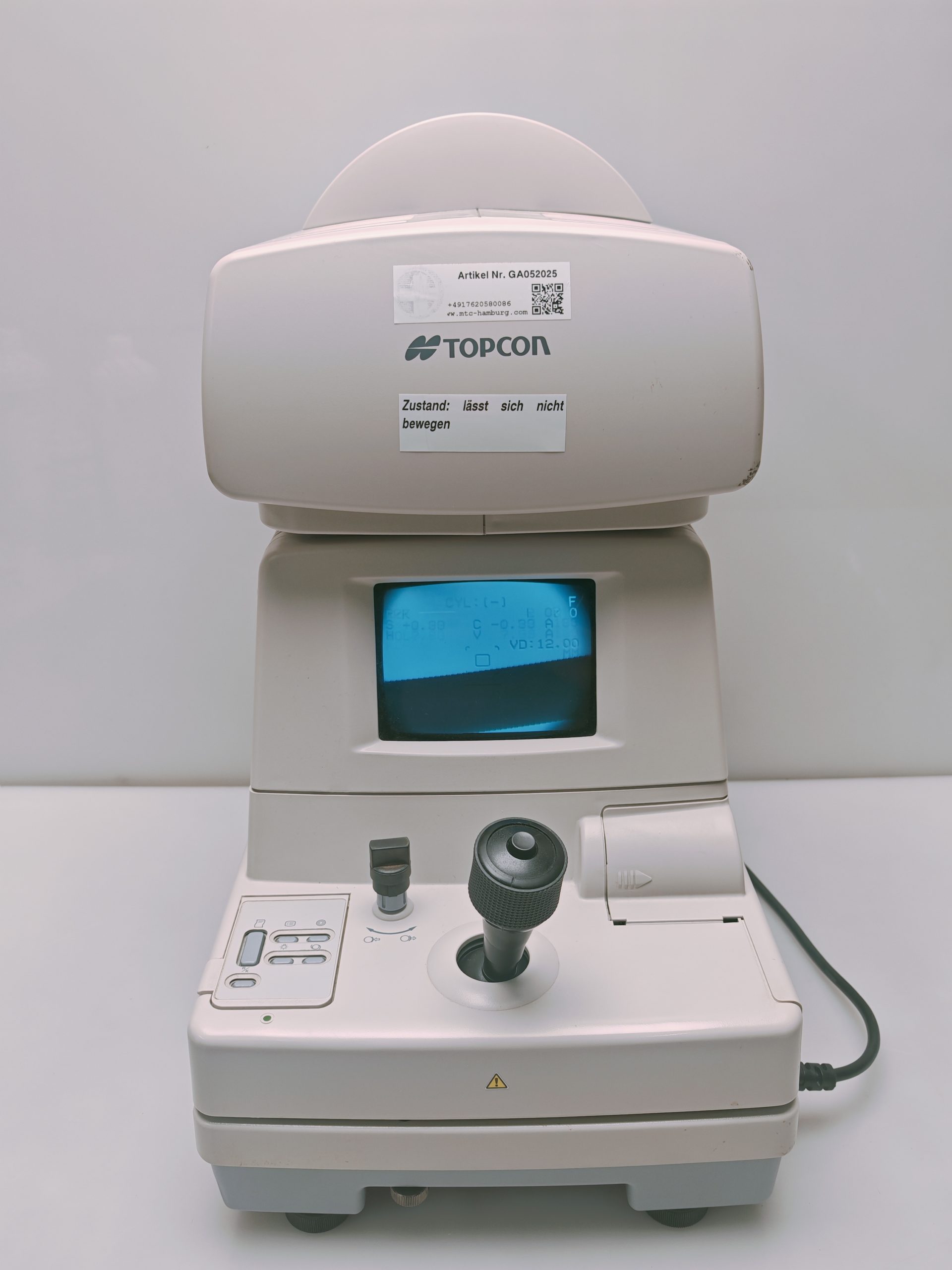 Topcon KR-8100P Autorefraktometer – ungeprüft