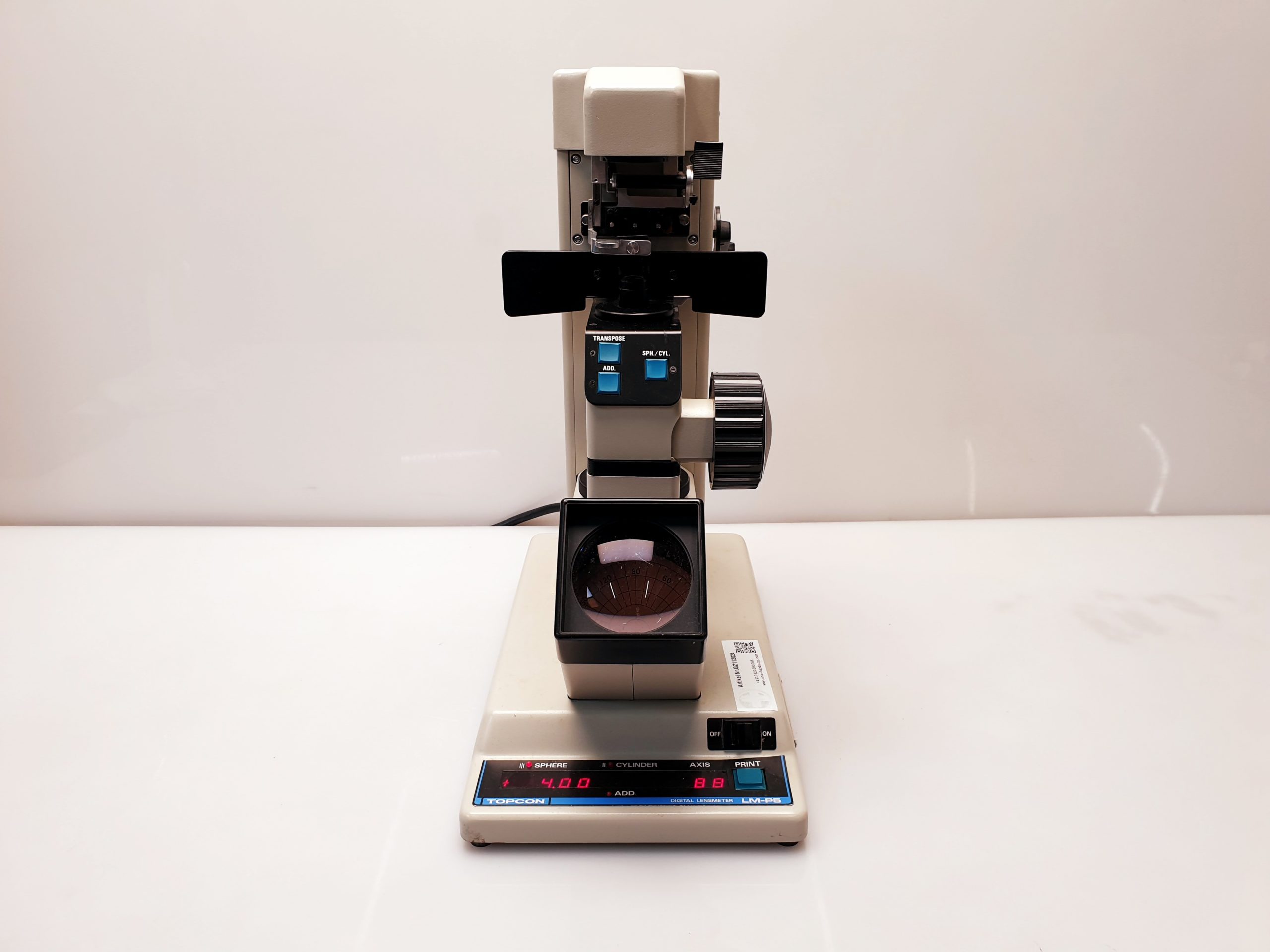 Topcon LM-P5 Digital Lensmeter
