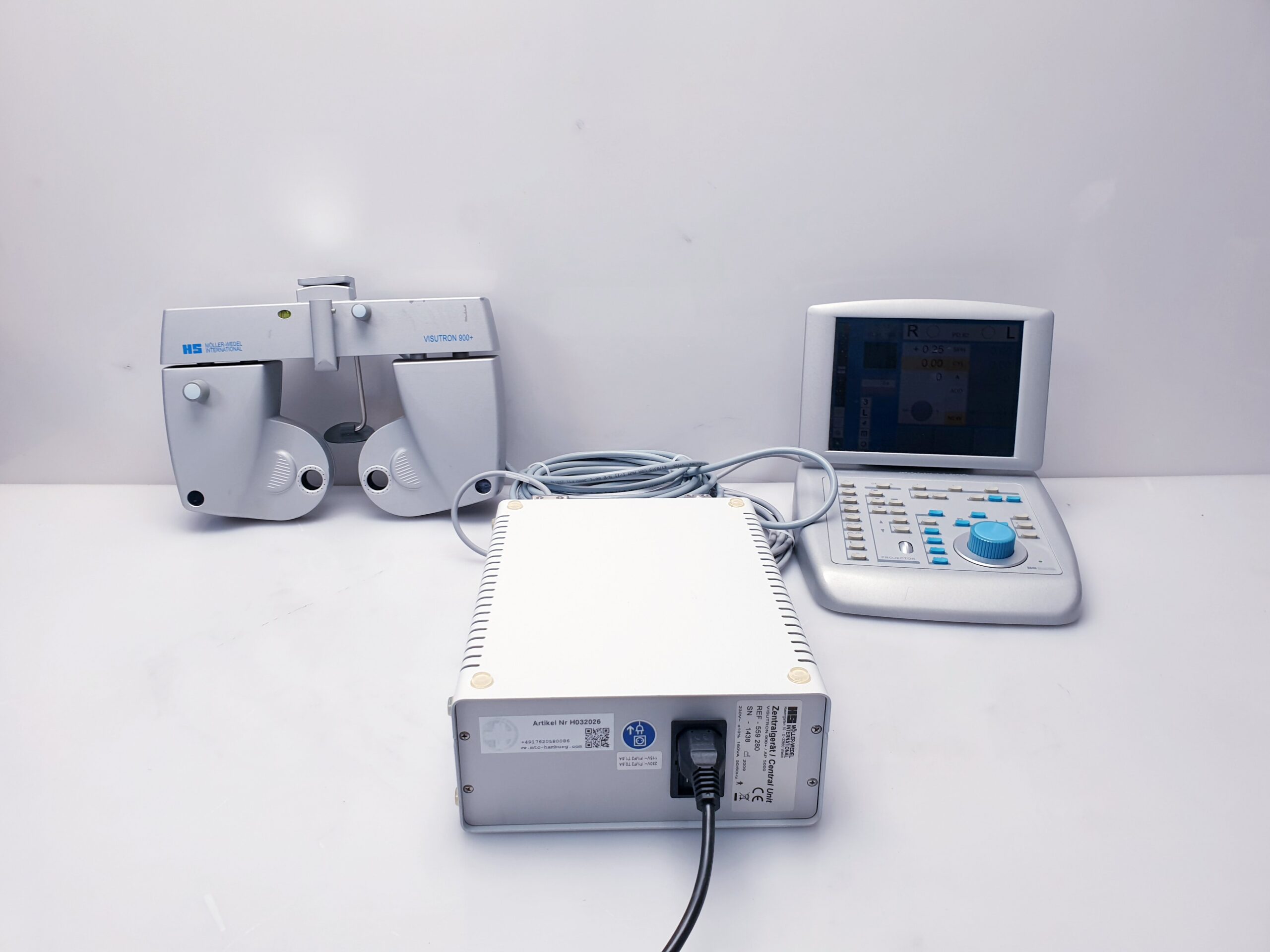 Haag Streit Visutron 900+ 559 100 + 5590 280 Zentralgerät + 559 204 –
