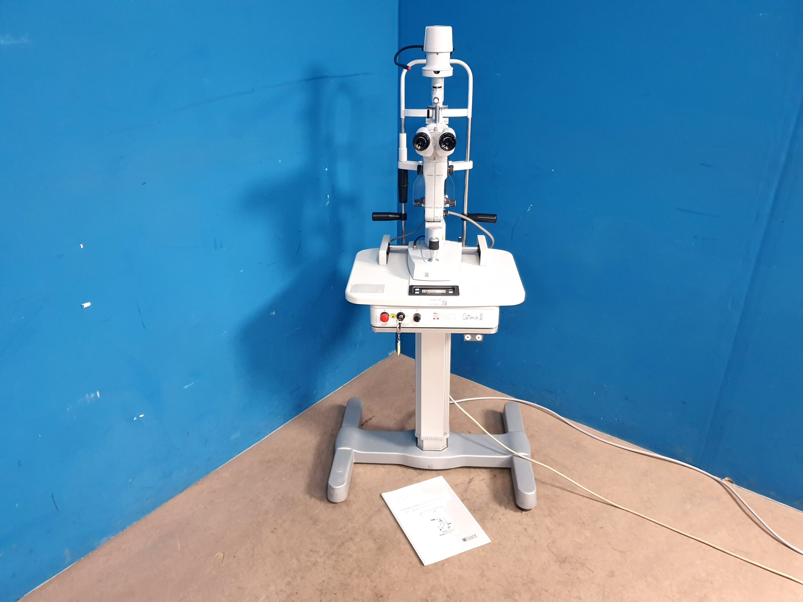 Optimis II YAG-Laser Nd (YAG)-Laser Optimis II YAG-Laser Quantel Medical Optimis II ophthalmologische Laser-Spaltlampe,