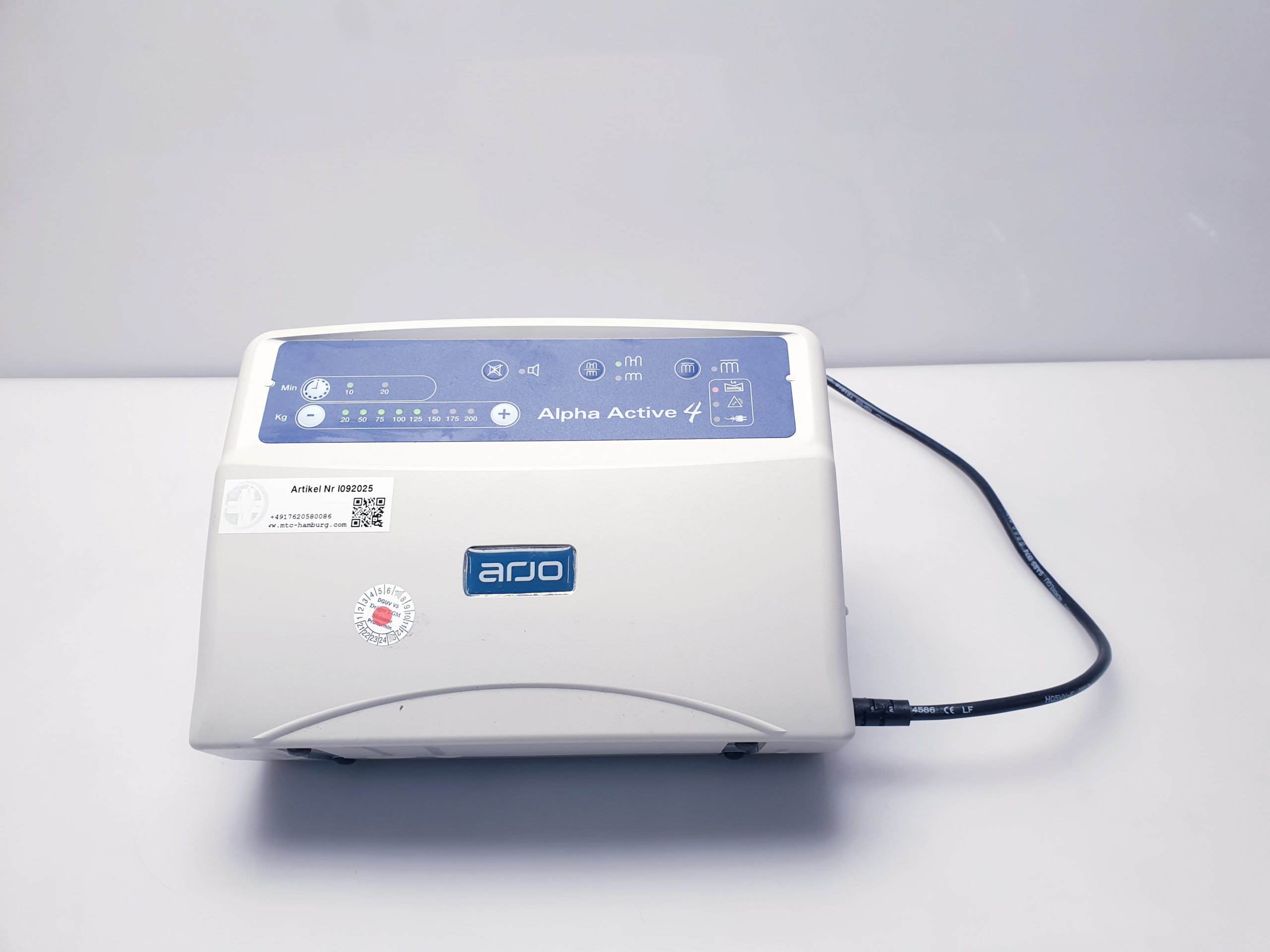 ARJO ALPHA ACTIVCE 4 Matratzenpumpe – Pumpe