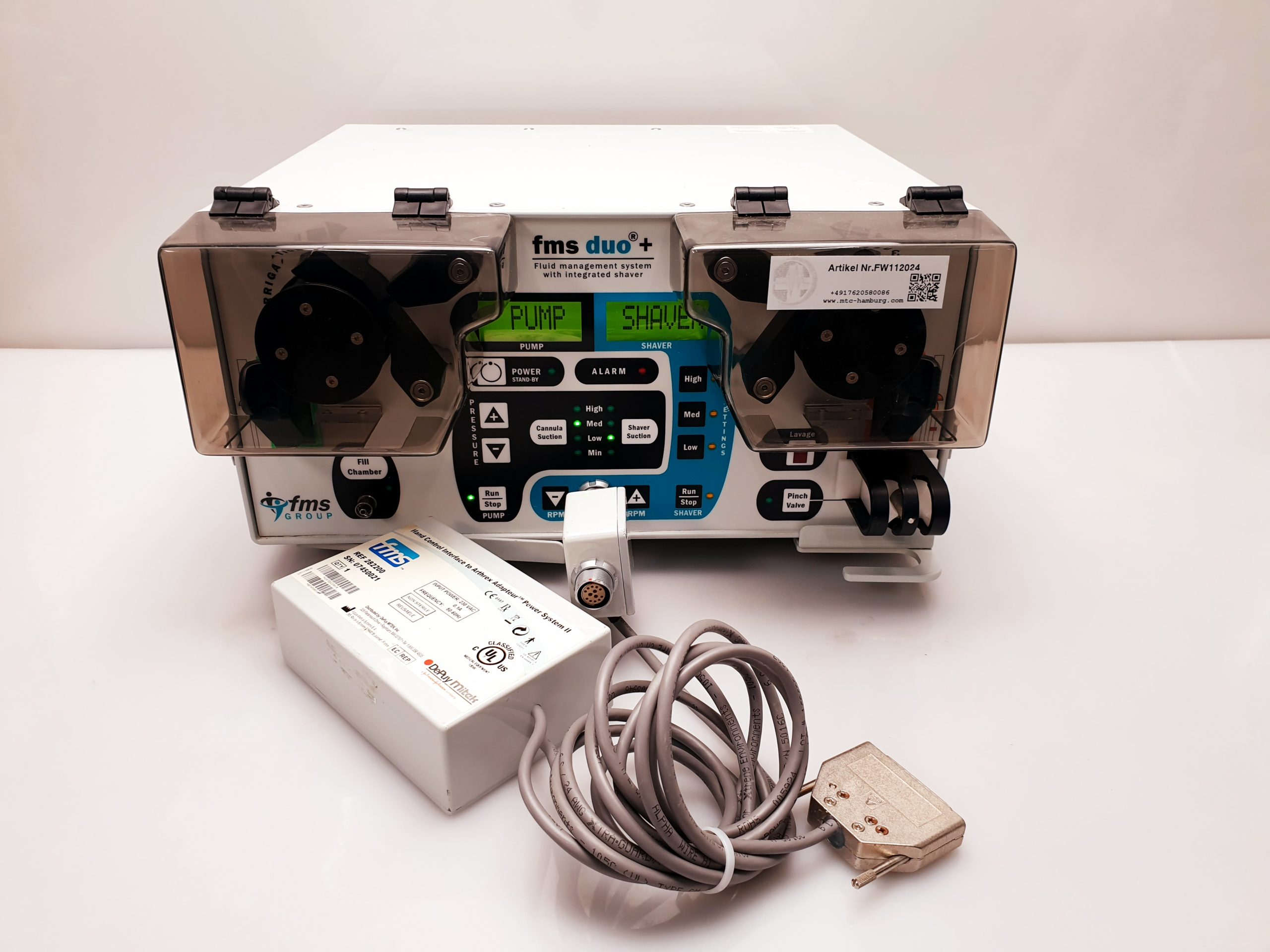 DEPUY MITEK FMS DUO + 284580 + POWERSYSTEM II Adapter 282200