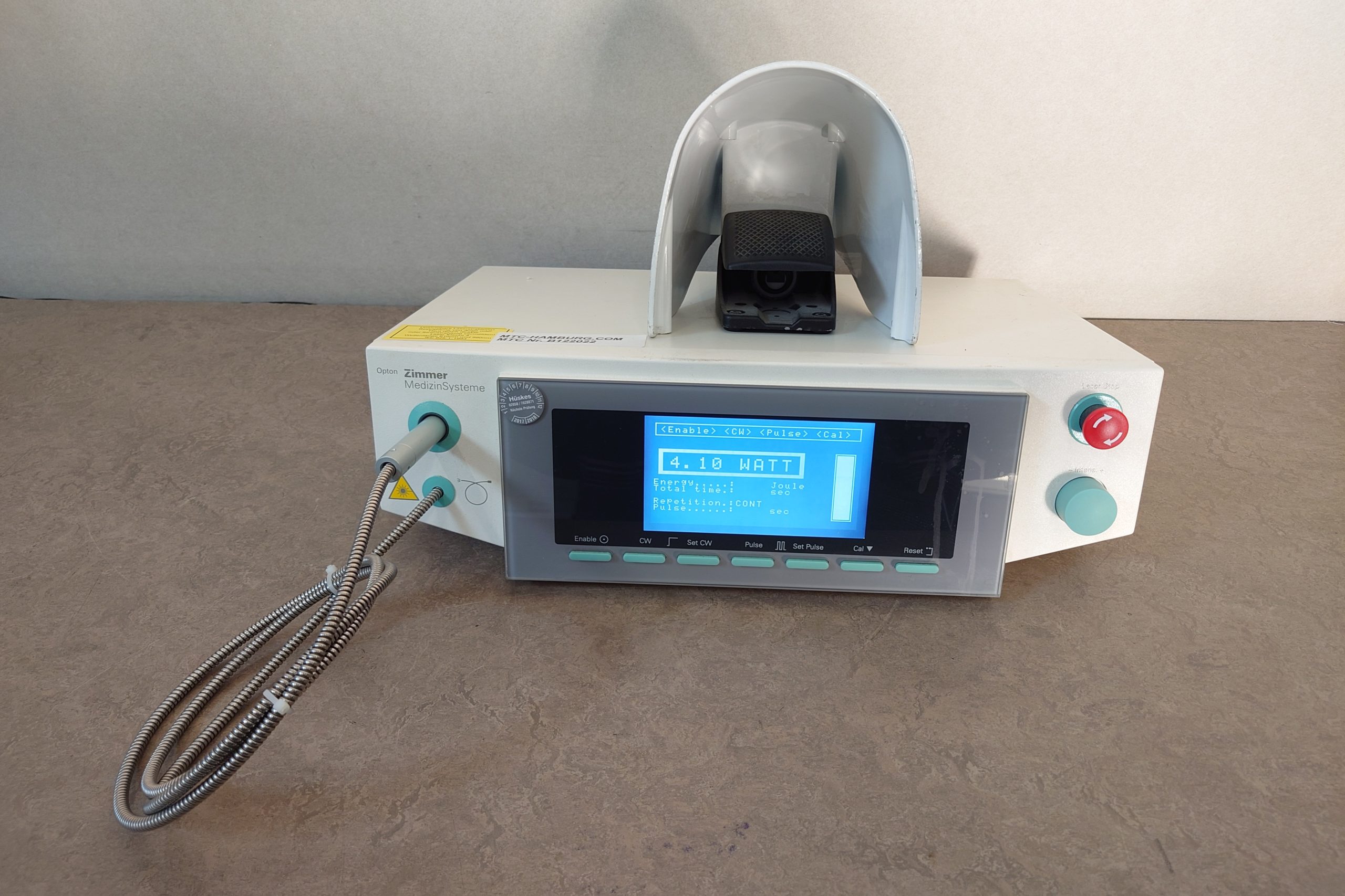 Zimmer Opton ZMS SW 3.3 Mectronic Laser Lasertherapie Ohne Gestell