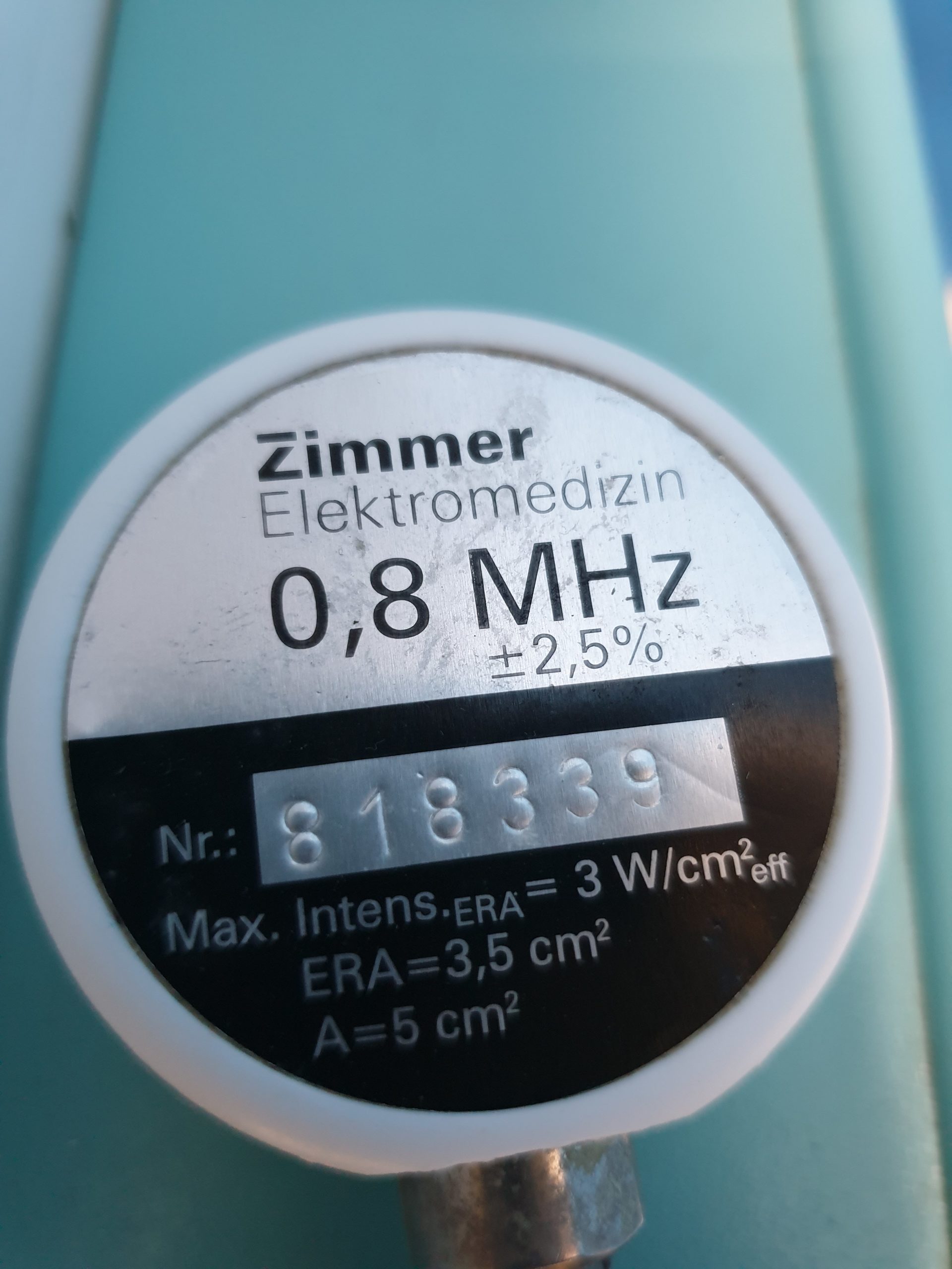 Zimmer Galva 5 GALVA5 Therapiegerät