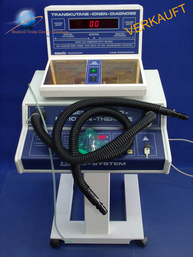 PULSATRON IONOMED Regenerations-O2 Ionen-Therapie mit Transkutane-Ionen-Diagnose Gerät