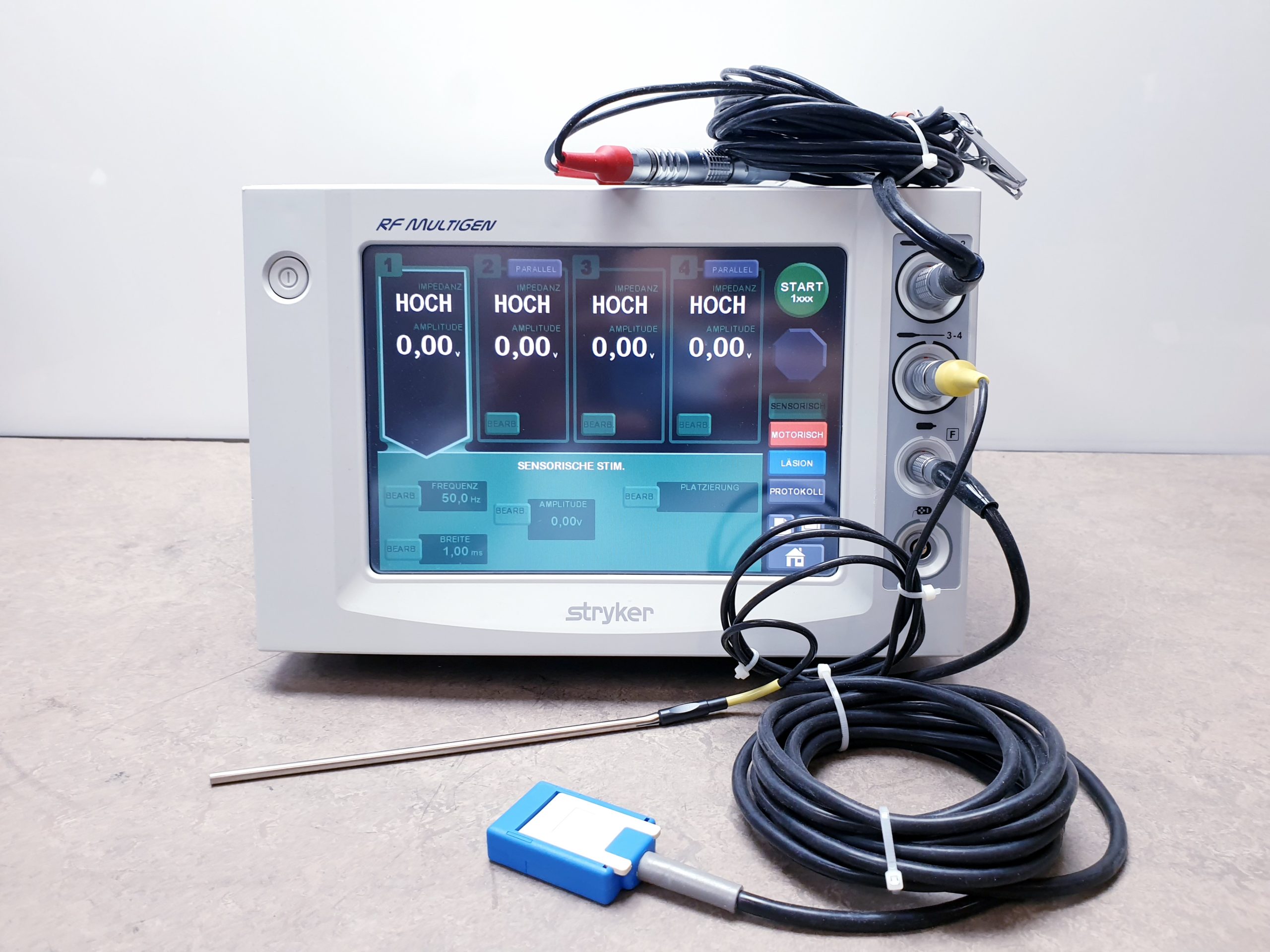Stryker RF MultiGen 0406-900-000 Ineterventional Spine Generator + Zubehör