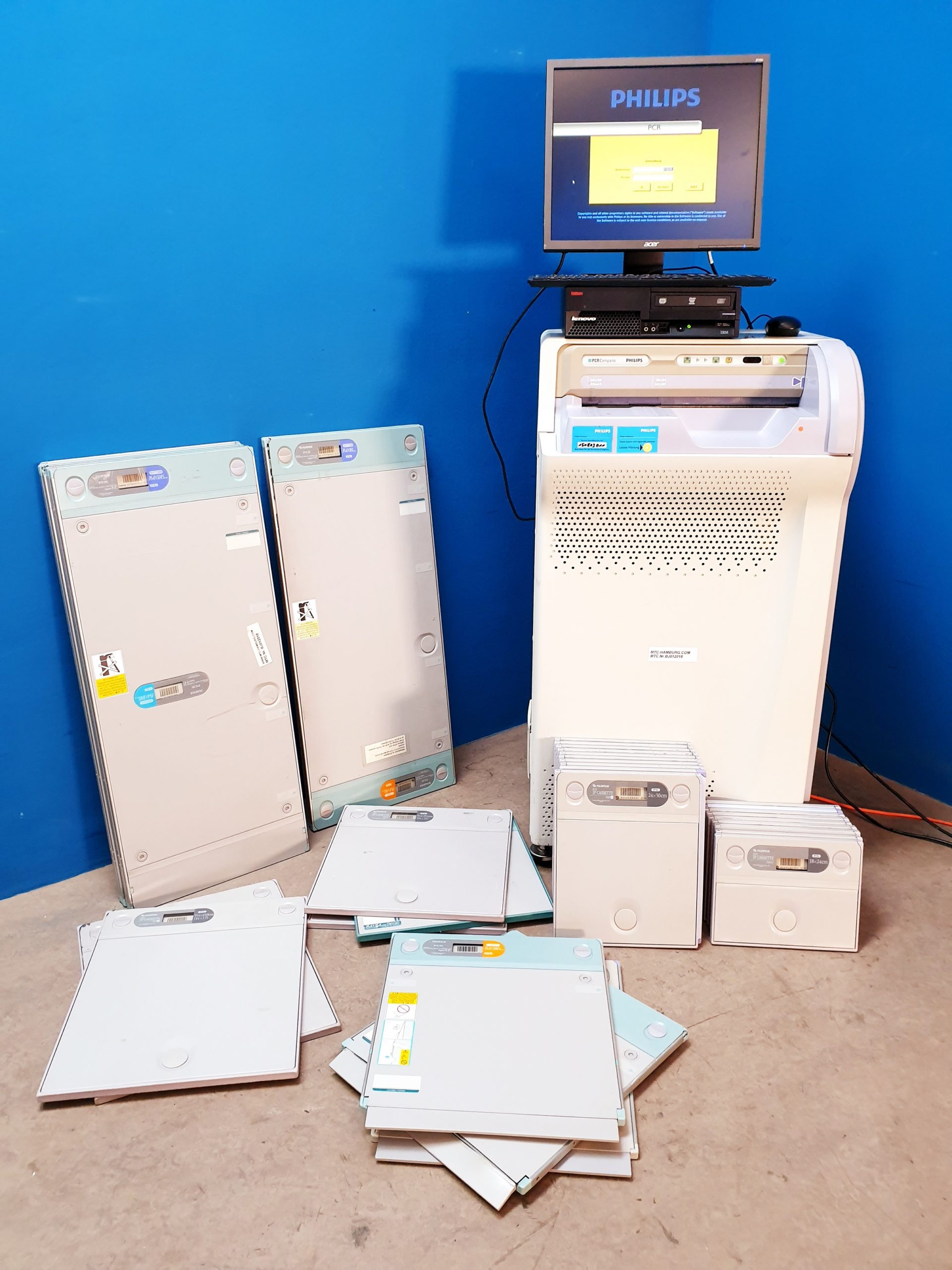 PHILIPS PCR COMPANO + KASETTEN … Digitalisierer CR System
