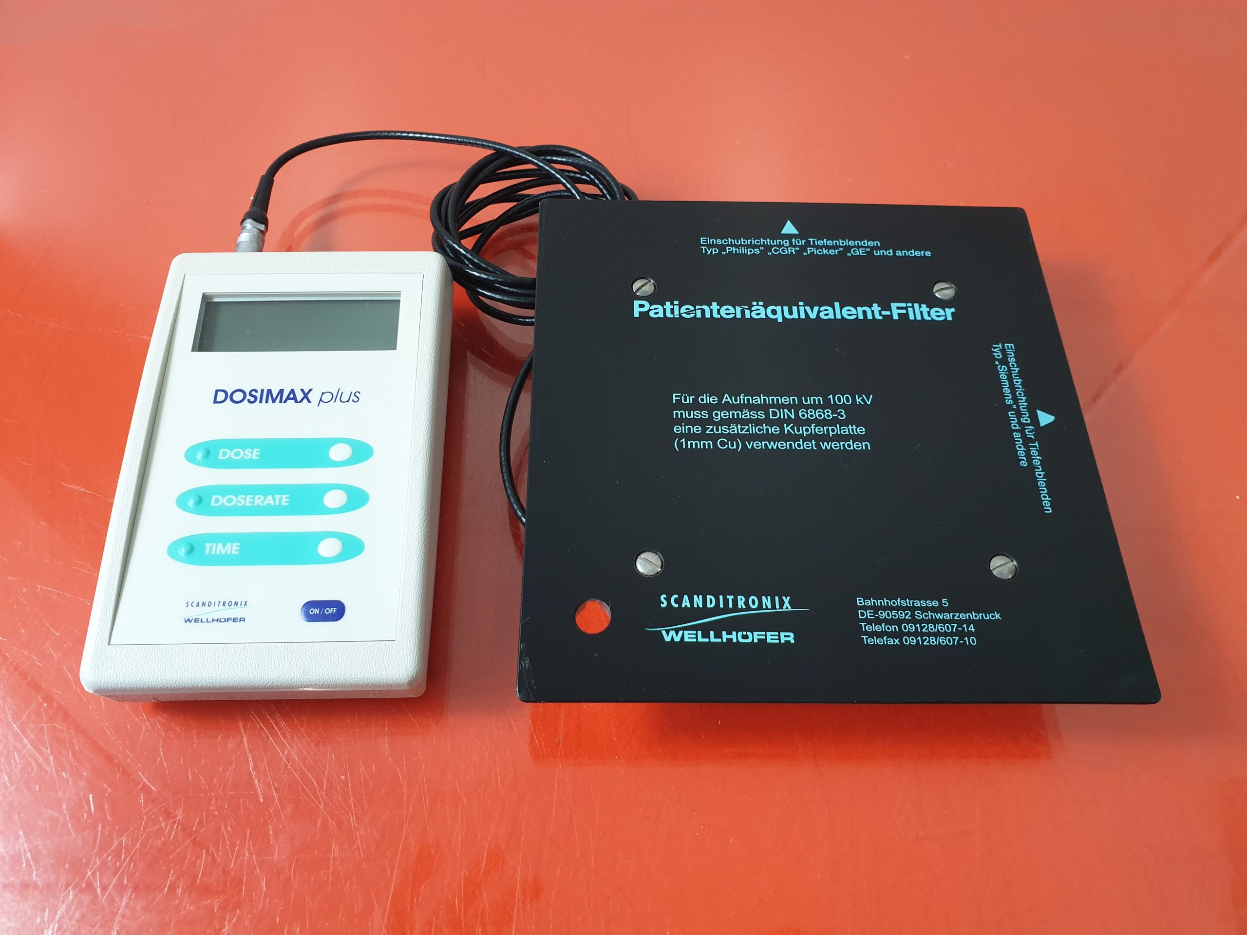 IBA Wellhöfer Dosimax Plus Prüfgerät Dosimetrie