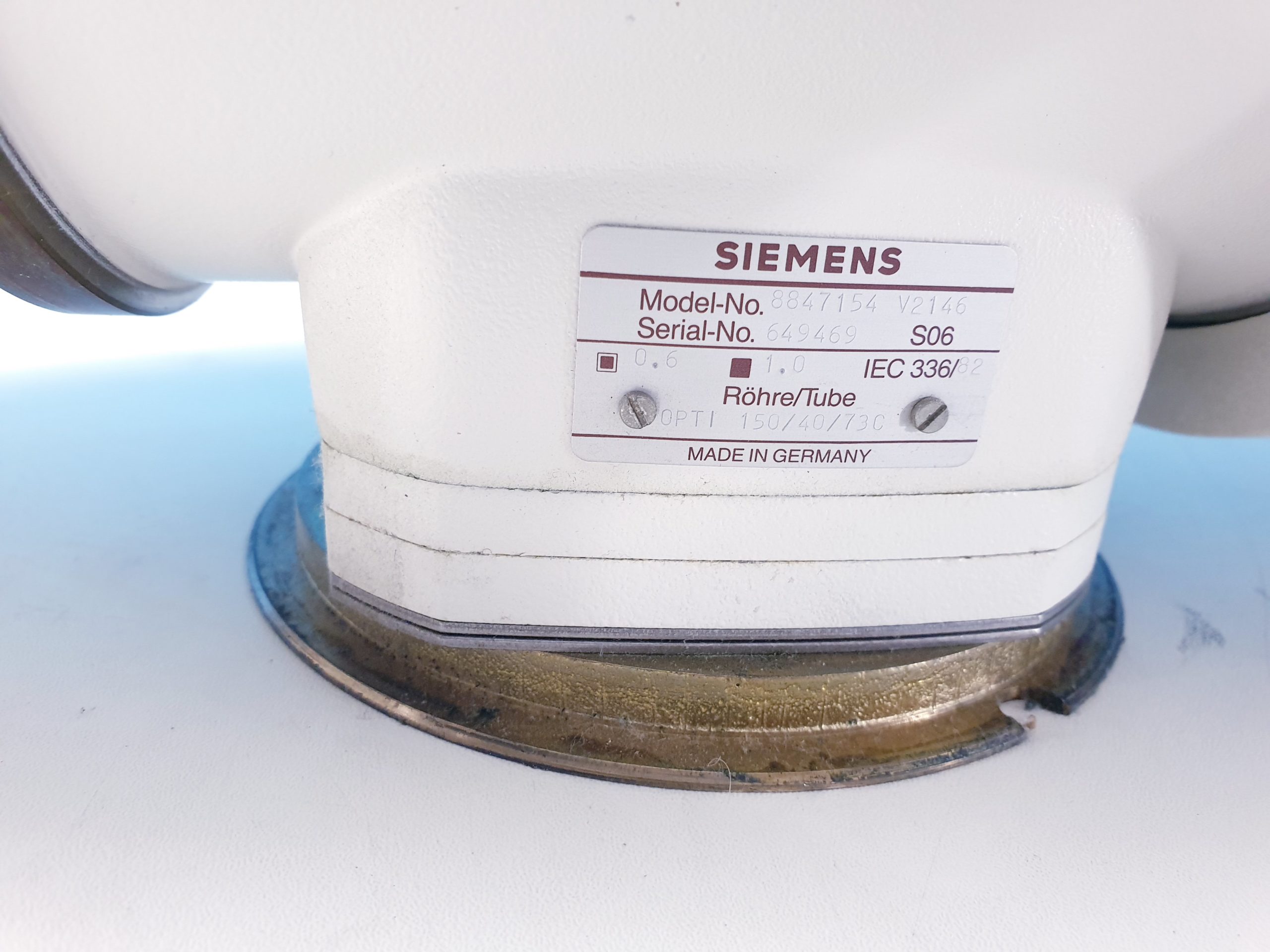 Siemens Opti 150/40/73C-100L X-Ray Tube