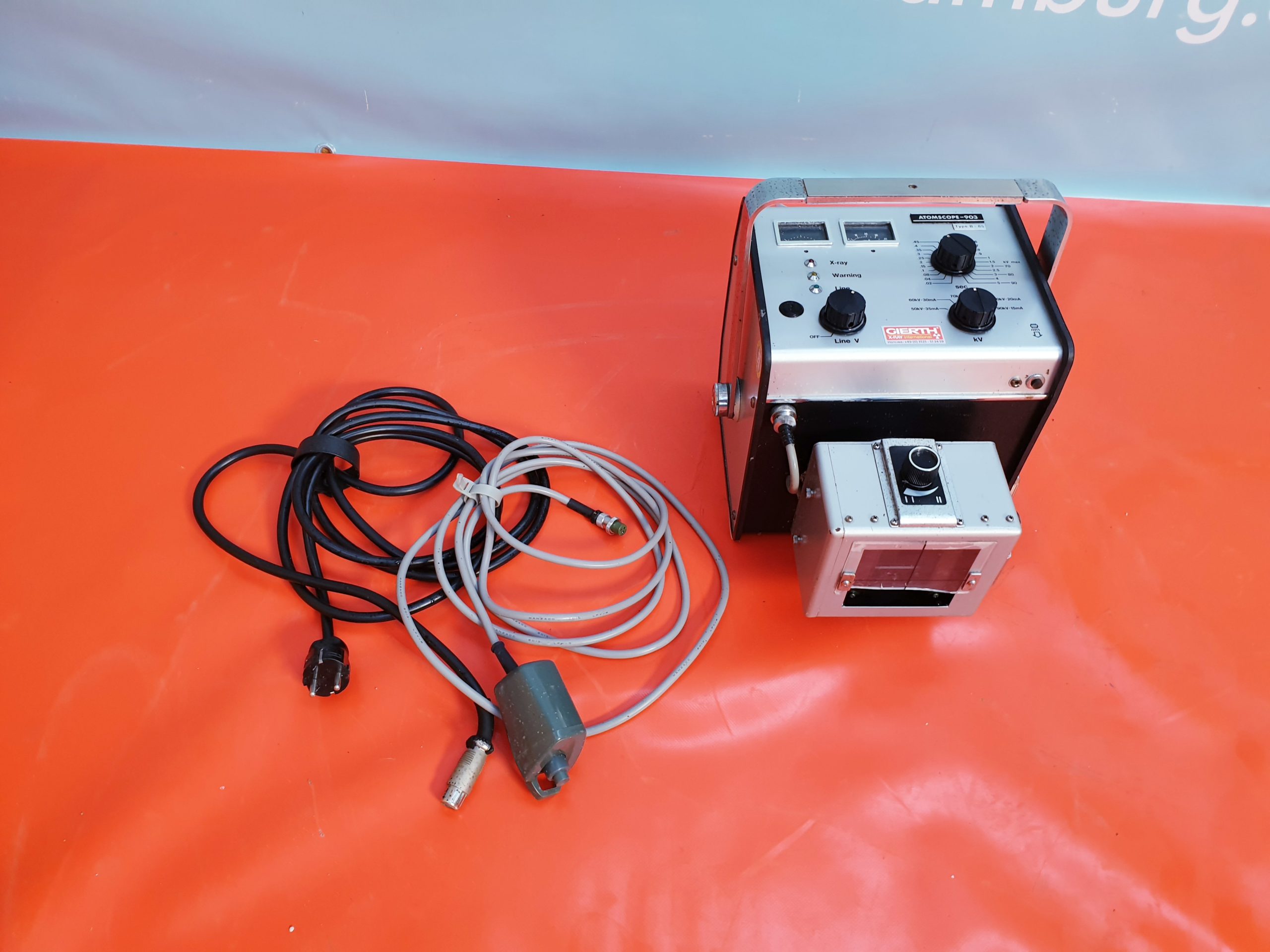 Gierth ATOMSCOPE 903 Tragbares Röntgengerät mit Gestell , Zubehör …