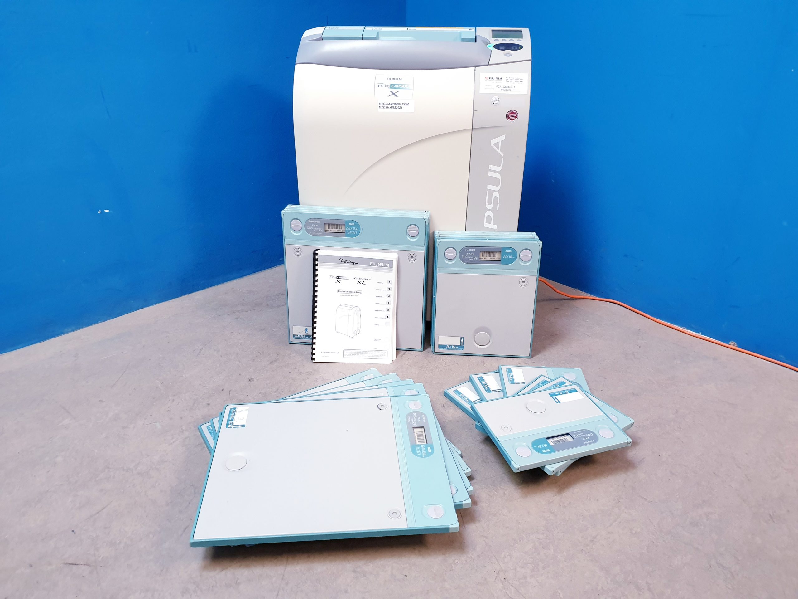 Fujifilm Fuji FCR CAPSULA X Speicherfolien Lesegerät Scanner CR-IR 357