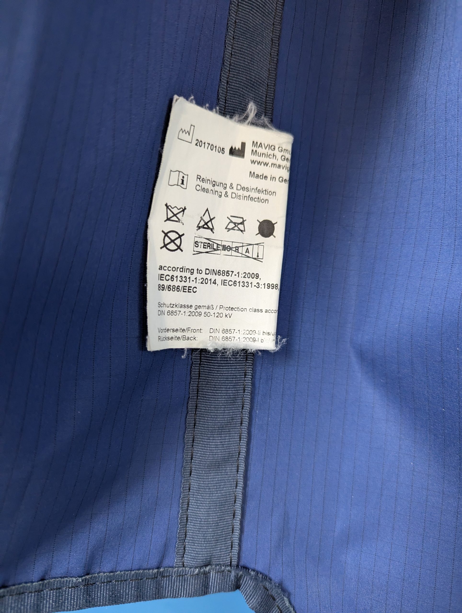 MAVIG Röntgenschürze mit Klettverschluss
