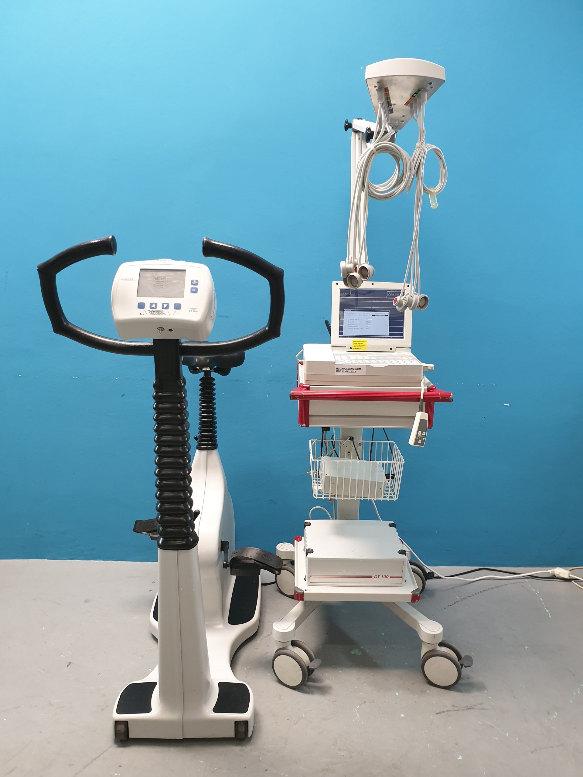 Schiller AT-10 Plus + DT100/DT80 + ERG 911 BP Ergometrie Einheit