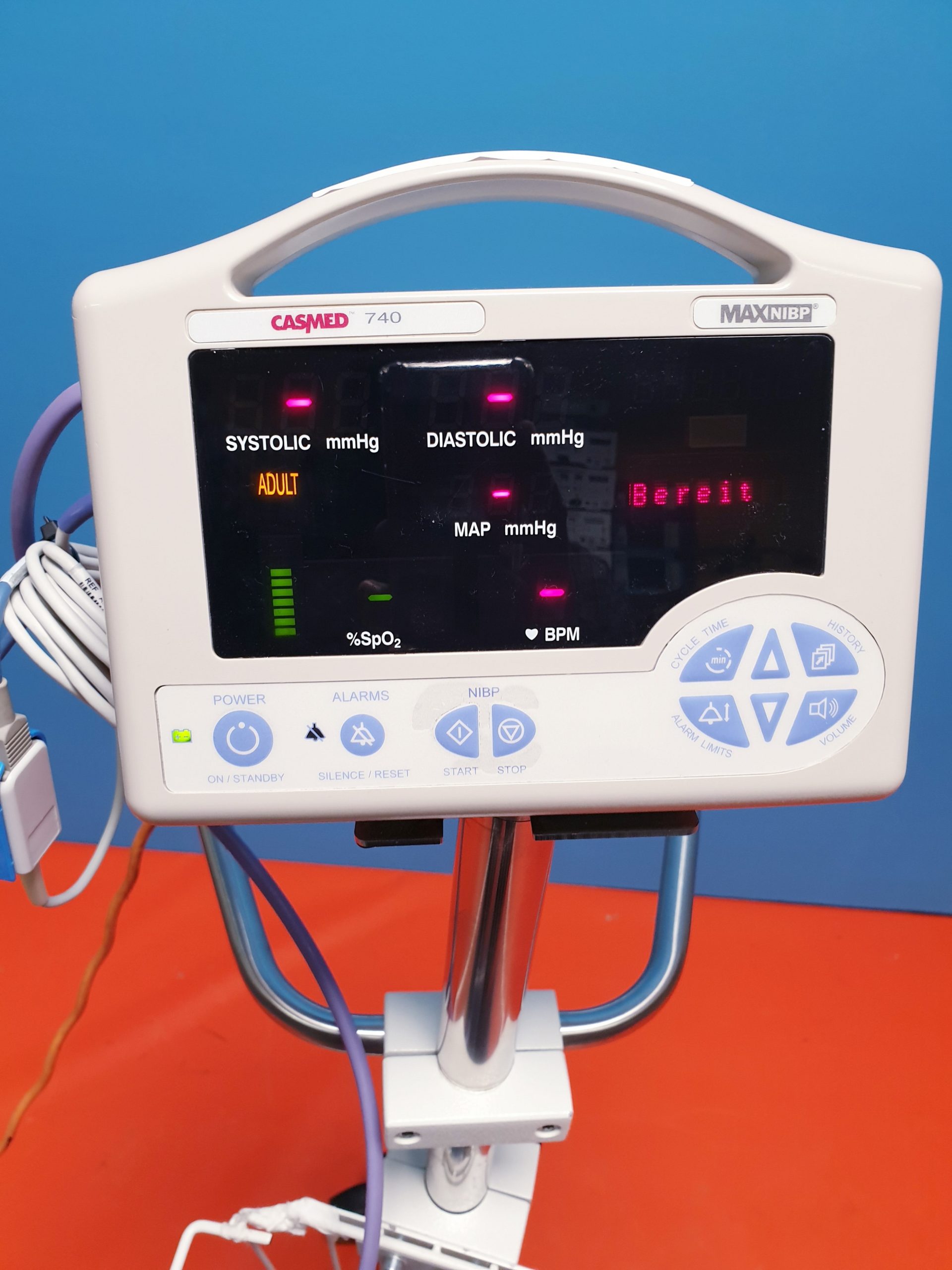 Casmed 740 MAXNIBP SpO2 + NIBP Überwachungsmonitor