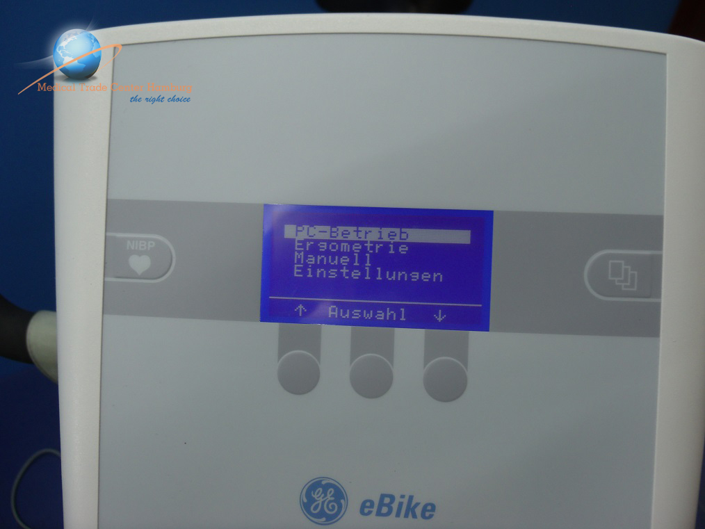 GE / Ergoline eBike Basic mit PC – Steuerkopf und BD-Messung
