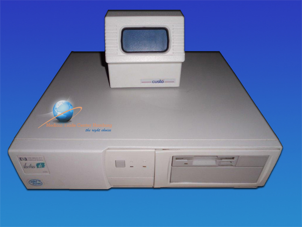 LZ EKG / Langzeit EKG Messgerät Custo Port , Marker mit Computer – Software – + Printer