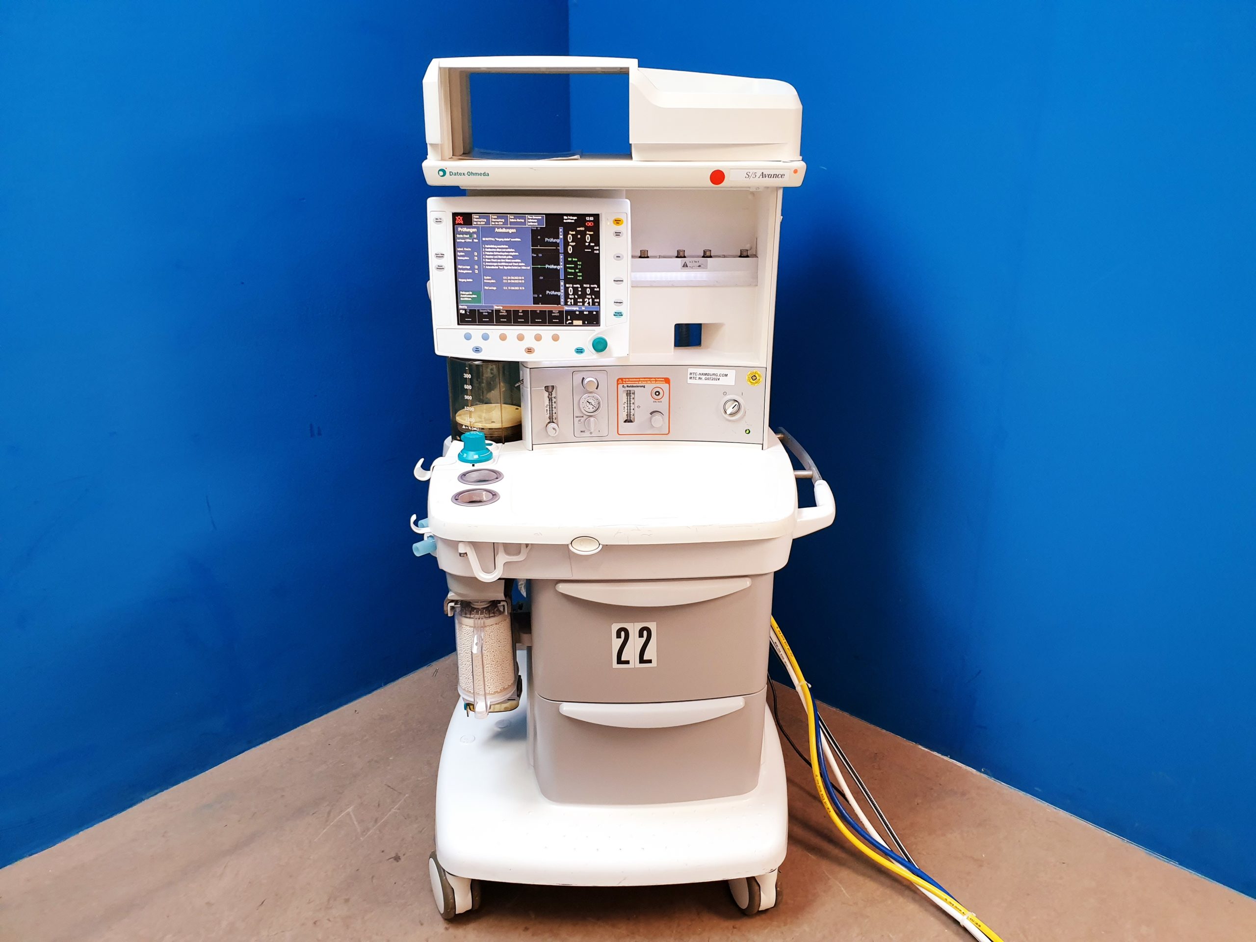 GE Datex Avance Narkosegerät – + E-CAIO Modul Anästhesie Maschine