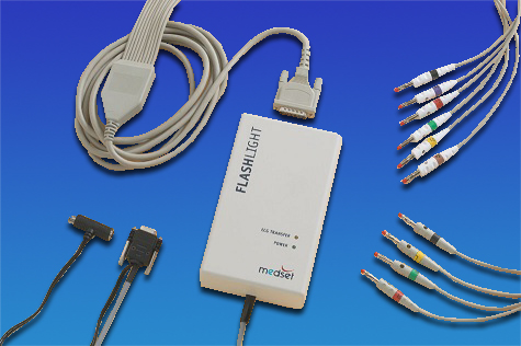 Medset PC-EKG Flashlight Inkl. Patientendiagnosesystem Padsy für Windows mit Ruhe EKG Software