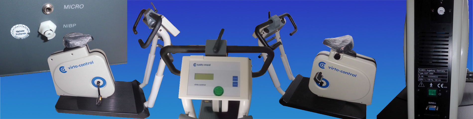 Ergometer / Fahrrad für Ergometrie Elmed EGT 1500