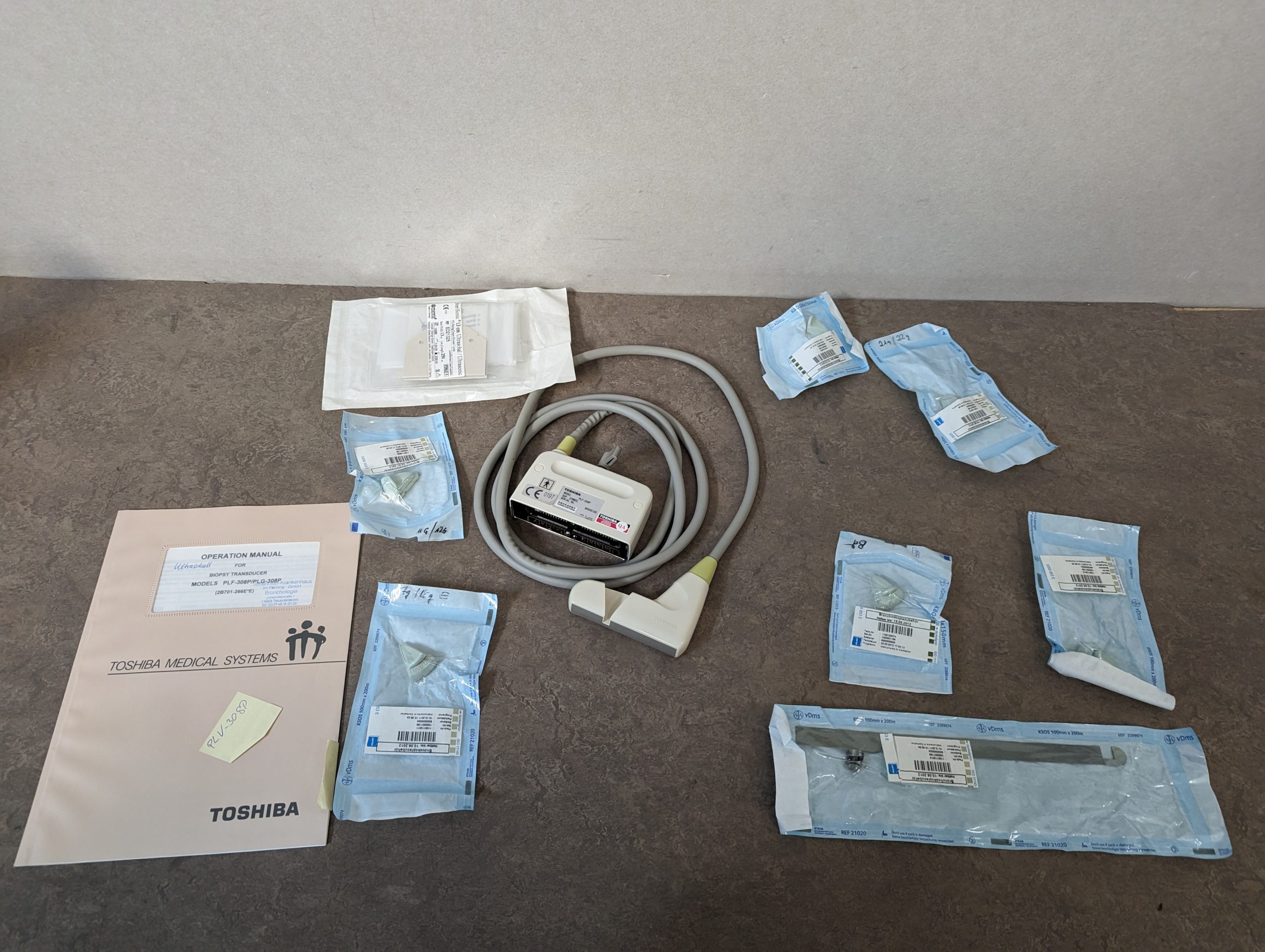 Toshiba PLF-308P PLF 308 P Biopsy Probe – Transducer– Linear Biopsy Sonde