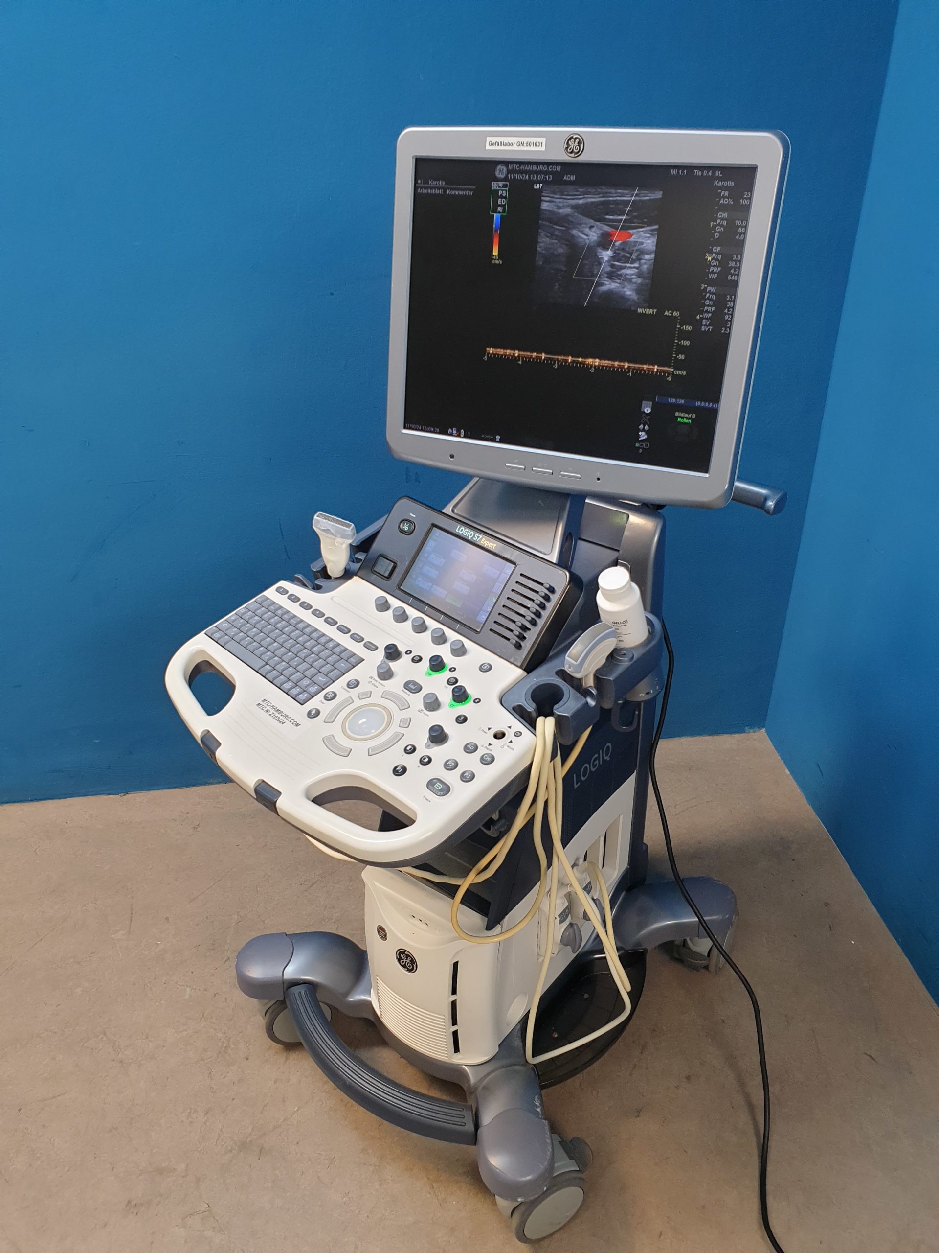 GE LOGIQ S7 Expert C1-5 Konvex + 9L-d Linear Farbdoppler DOM 2016