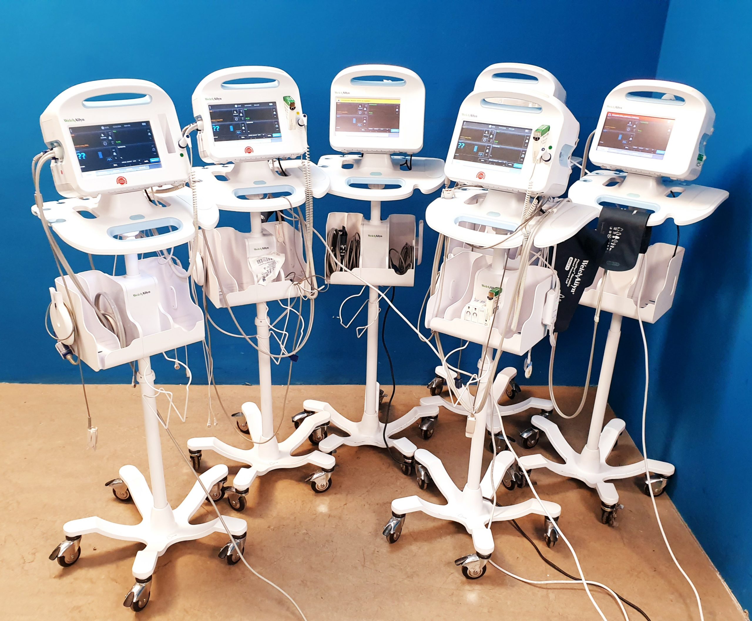 Welch Allyn Vital Signs Monitor 6000 Series NIBP SPO2 EKG UND TEMP