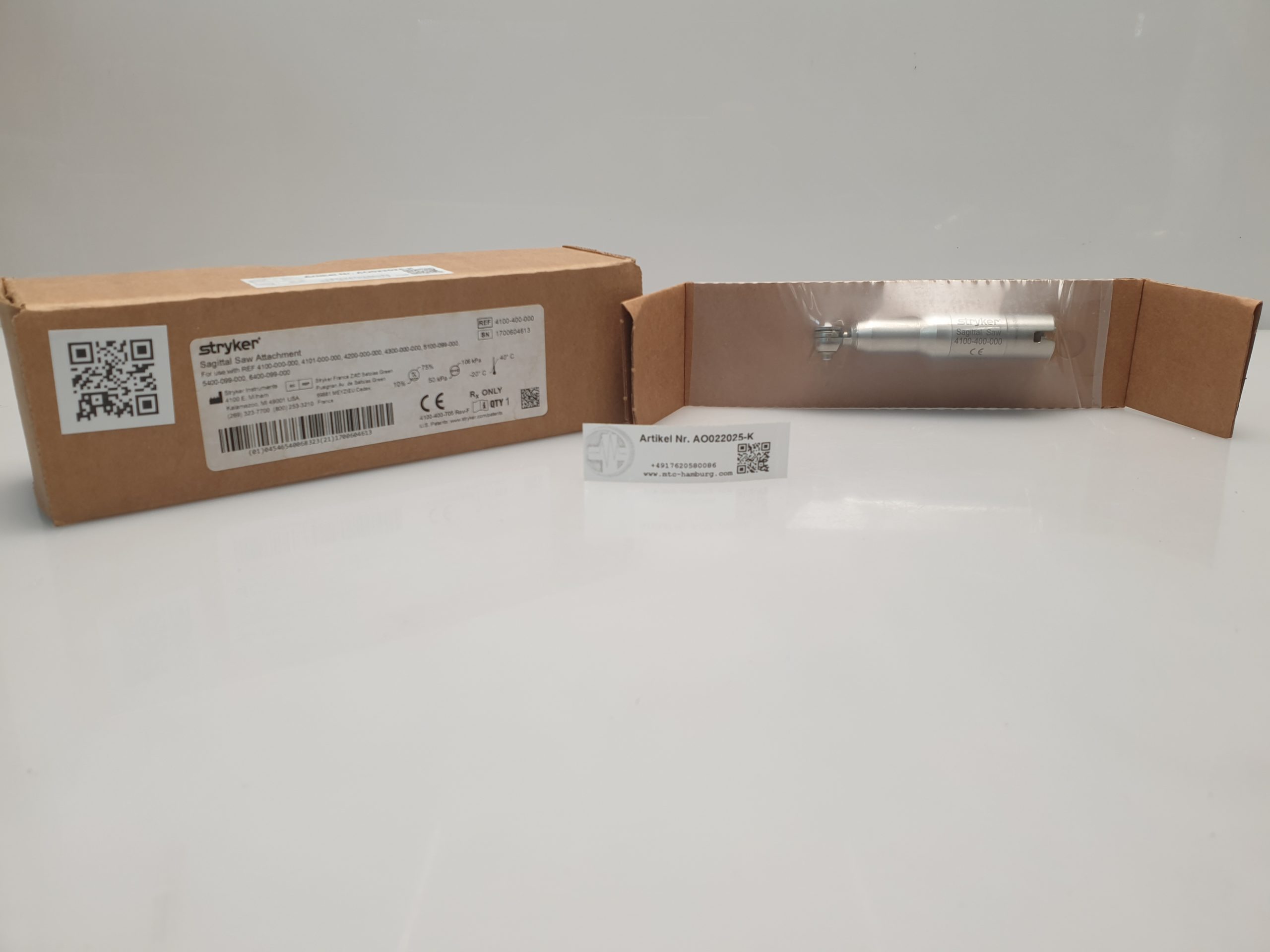 Stryker 4100-400-000 Sagittal Saw Attachement
