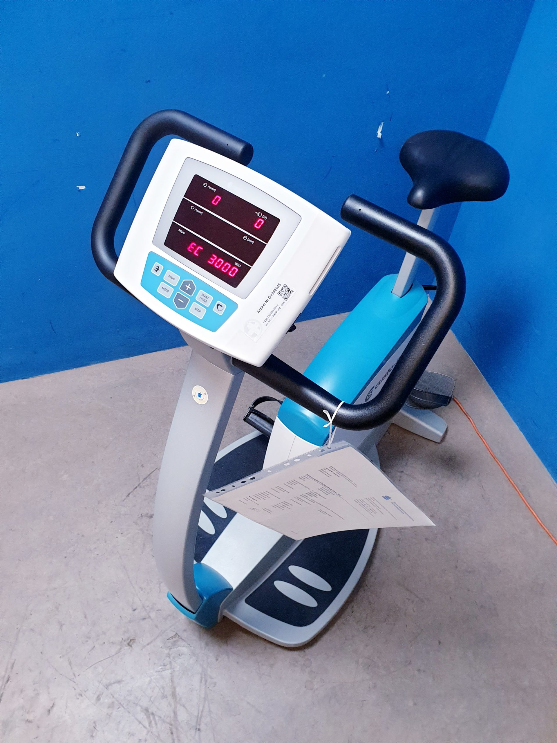 Custom Med EC-3000 – EC3000 – EC 3000 Ergometer Fahrradergometer Fahrrad für Ergometrie
