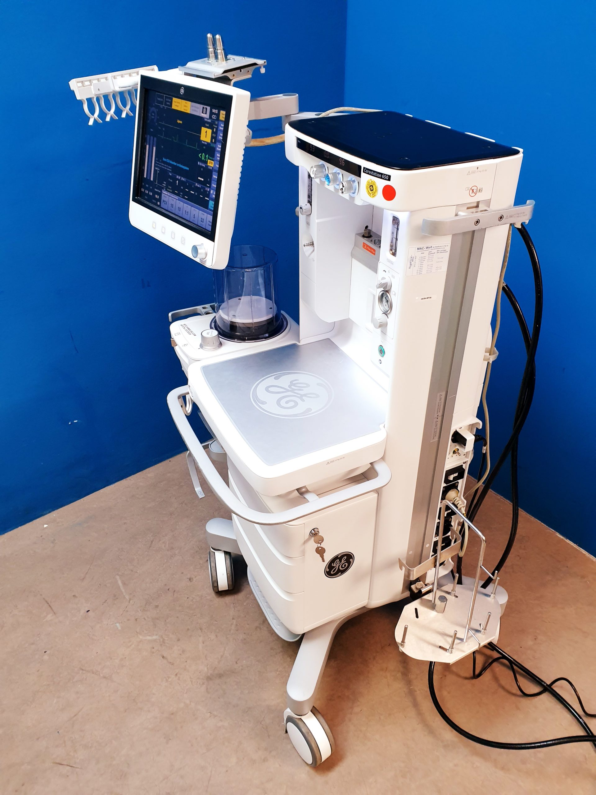 E Carestation 650 Anästhesie – Narkoseplatz – DOM 2016