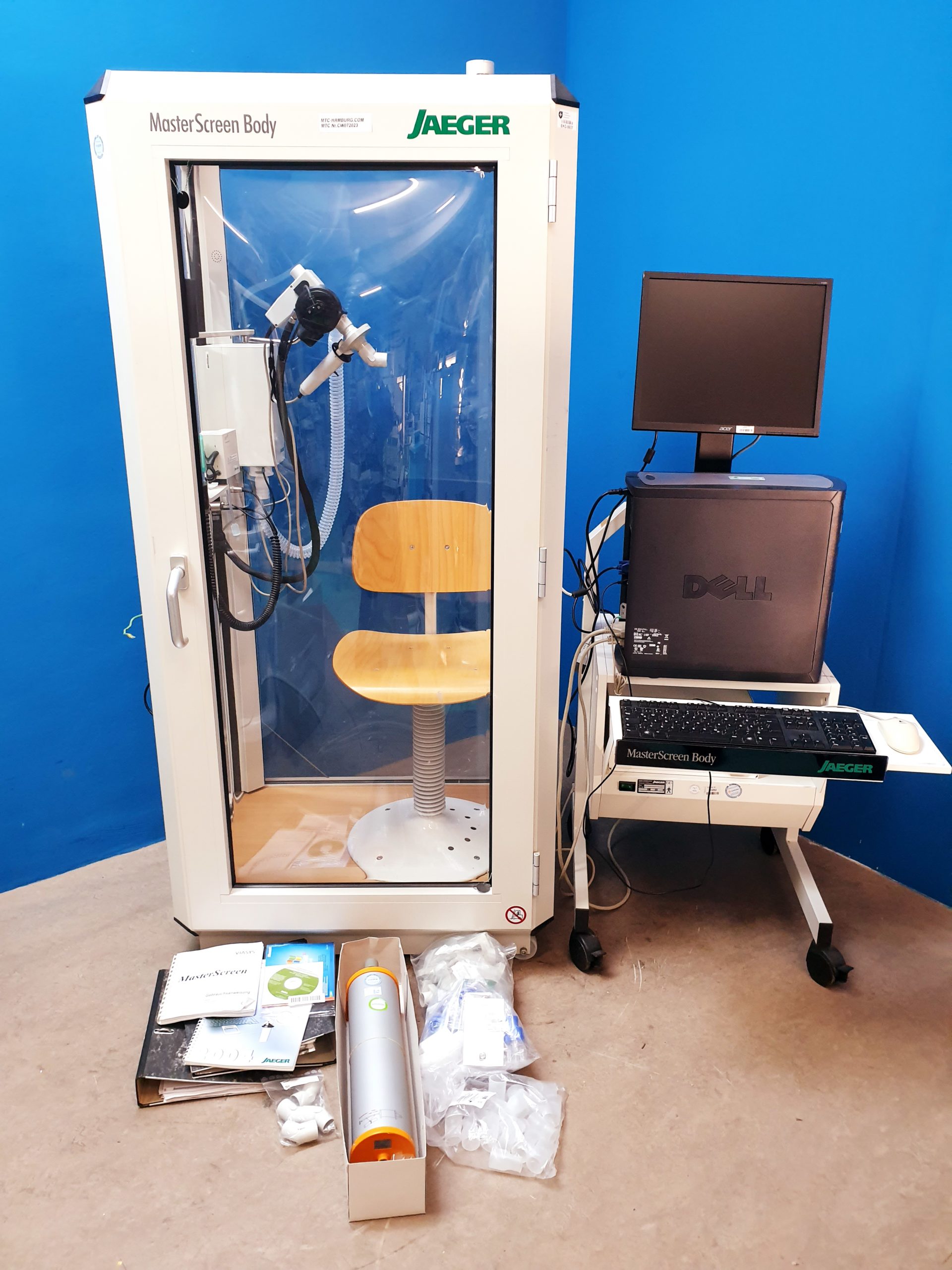 Jaeger Master Screen Body CareFusion FuFo Body/Diff-EASI Lungenfunktiuonsdiagnostik