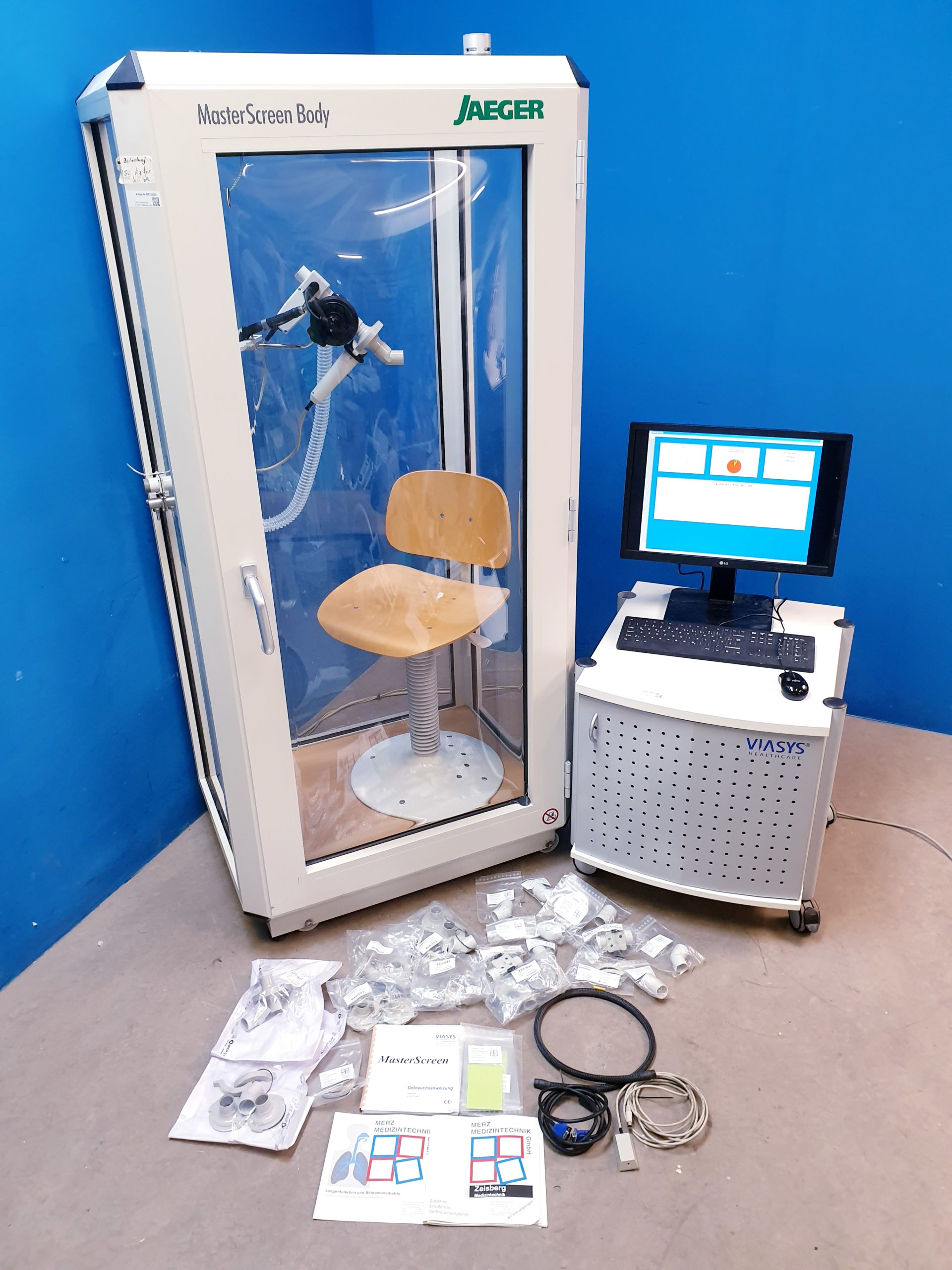Jaeger MasterScreen-Body Bodyplethysmograph mit Software Lab Manager V4.67a