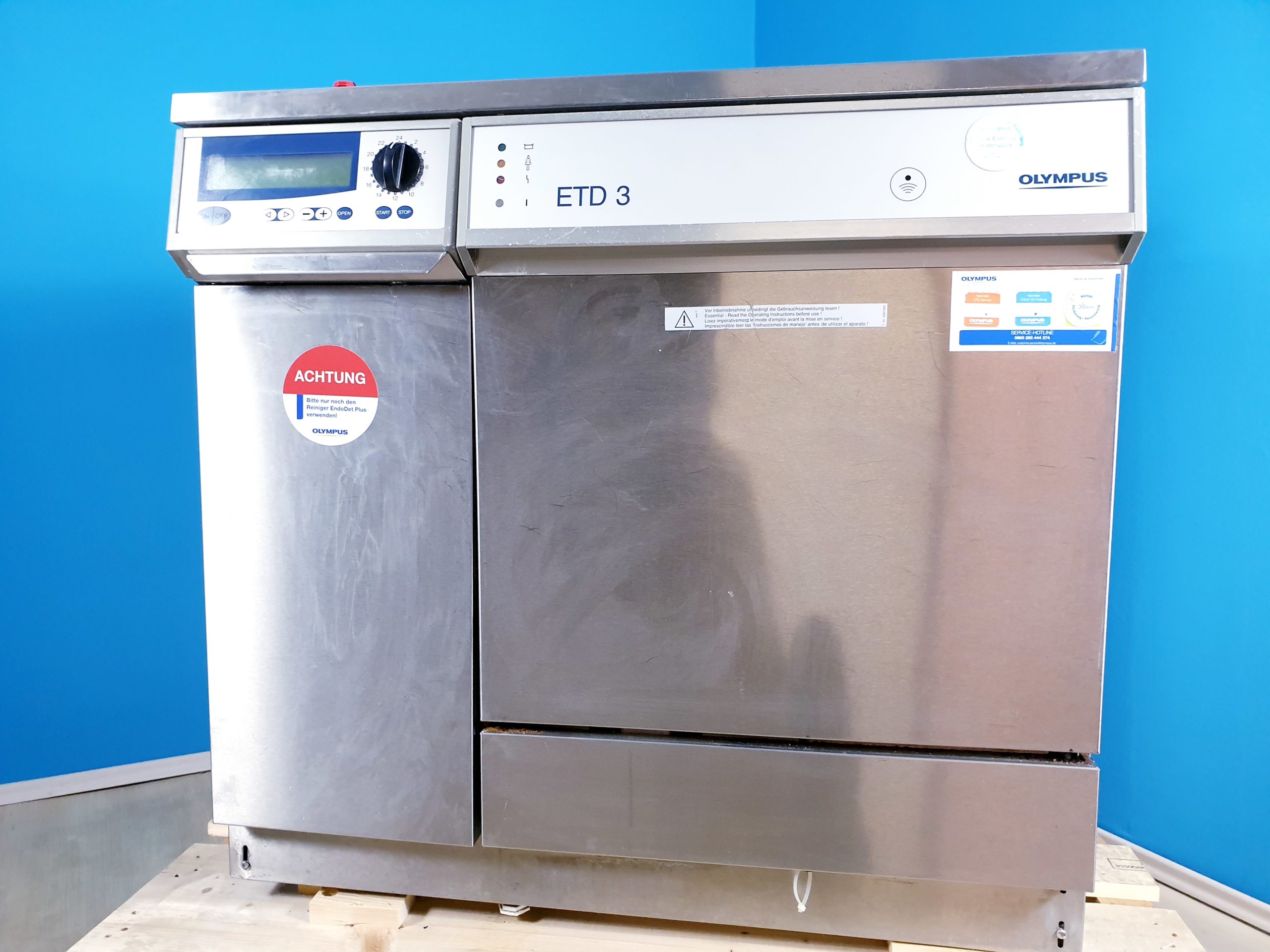 Olympus ETD 3 Endoskopie Desinfektionsmaschine Waschmaschine PA Prozess