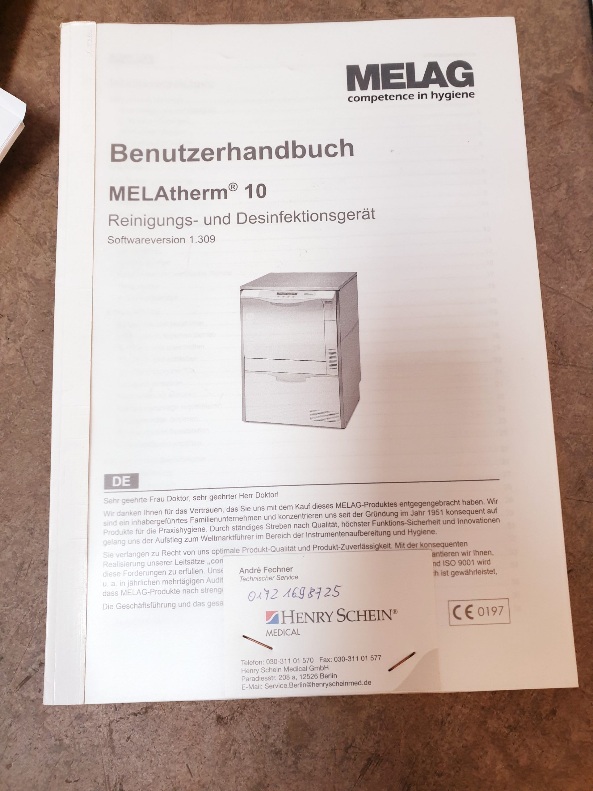 Melag MELAtherm 10 Thermodesinfektor