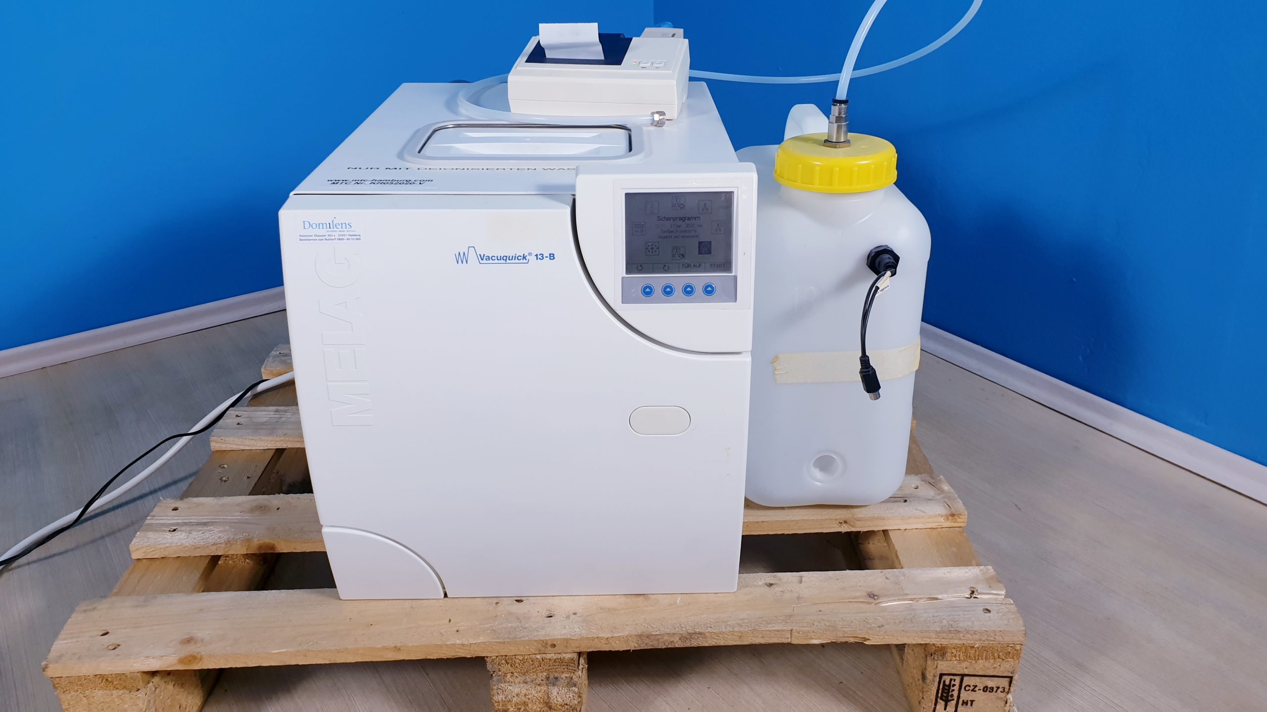 Melag Vacuquick 13B 13 B Sterilisator + PRINTER