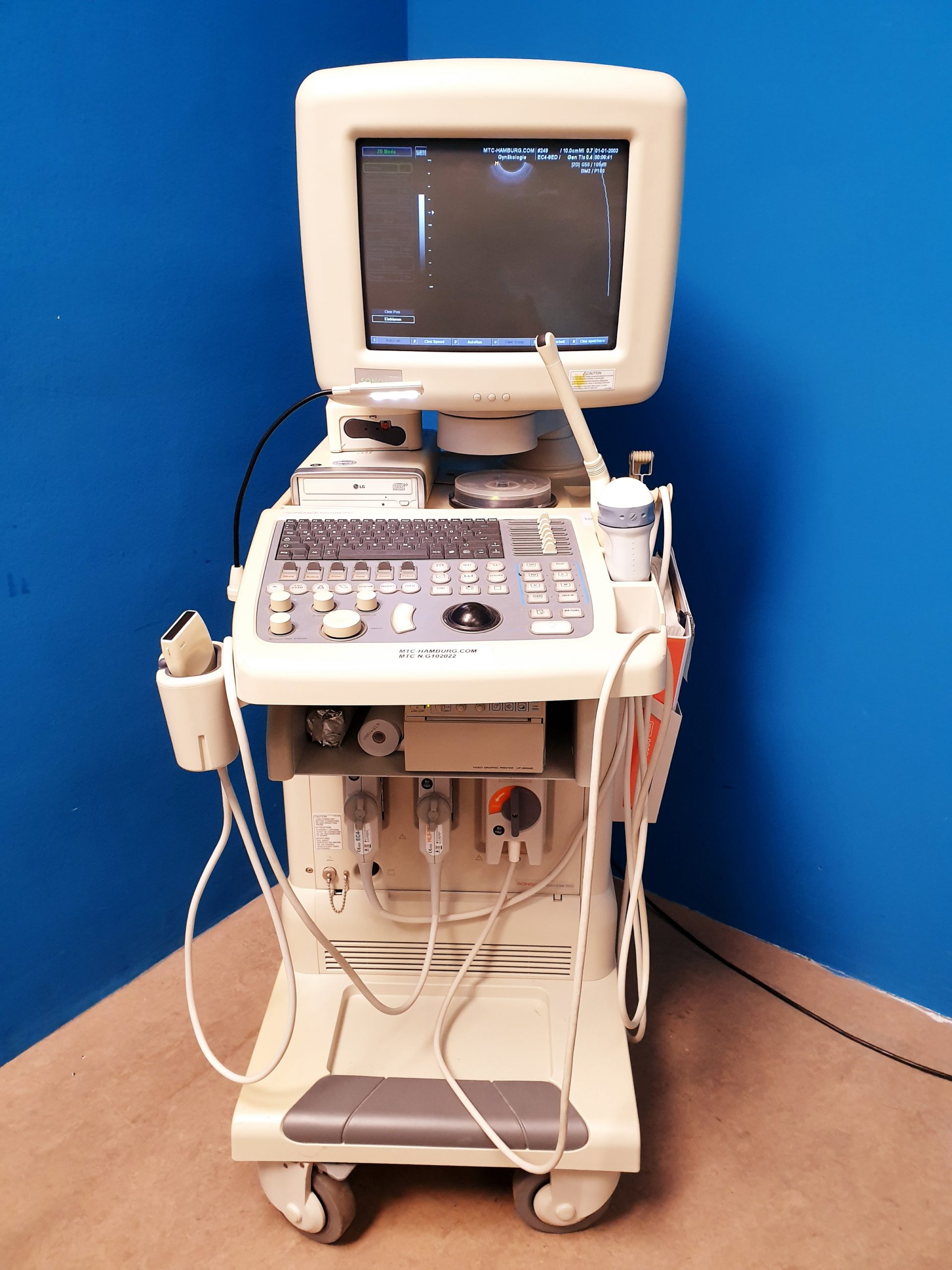 Sonoace 8000 Live Prime 3D Ultraschallgerät +3D4-7EK + EC4-9ES + HL5-9ED