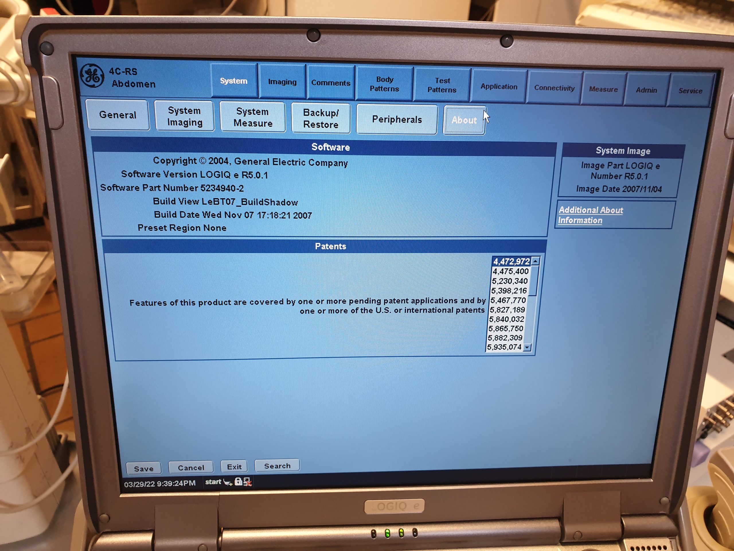 GE Logiq E 12L-RS + 4C-RS + 3S-RS + UP-D897 DOM 2009