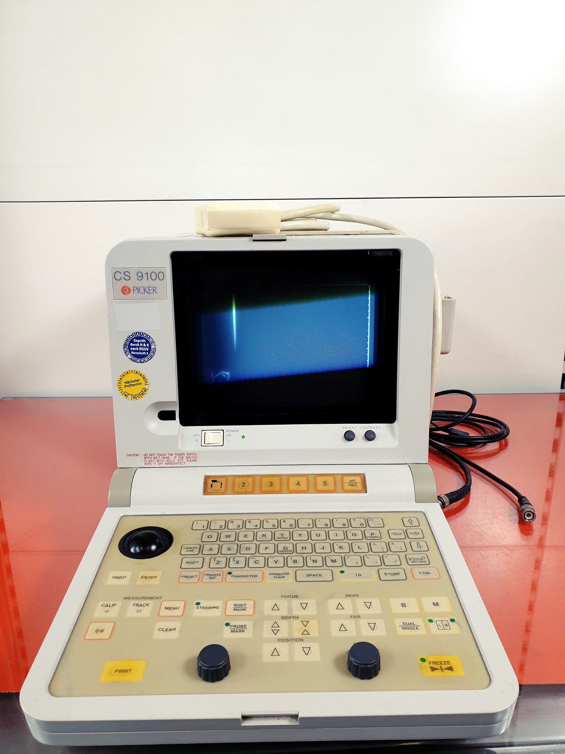 Picker CS9100 CS 9100 – Hitachi EUB-405 mit Konvex Sonde