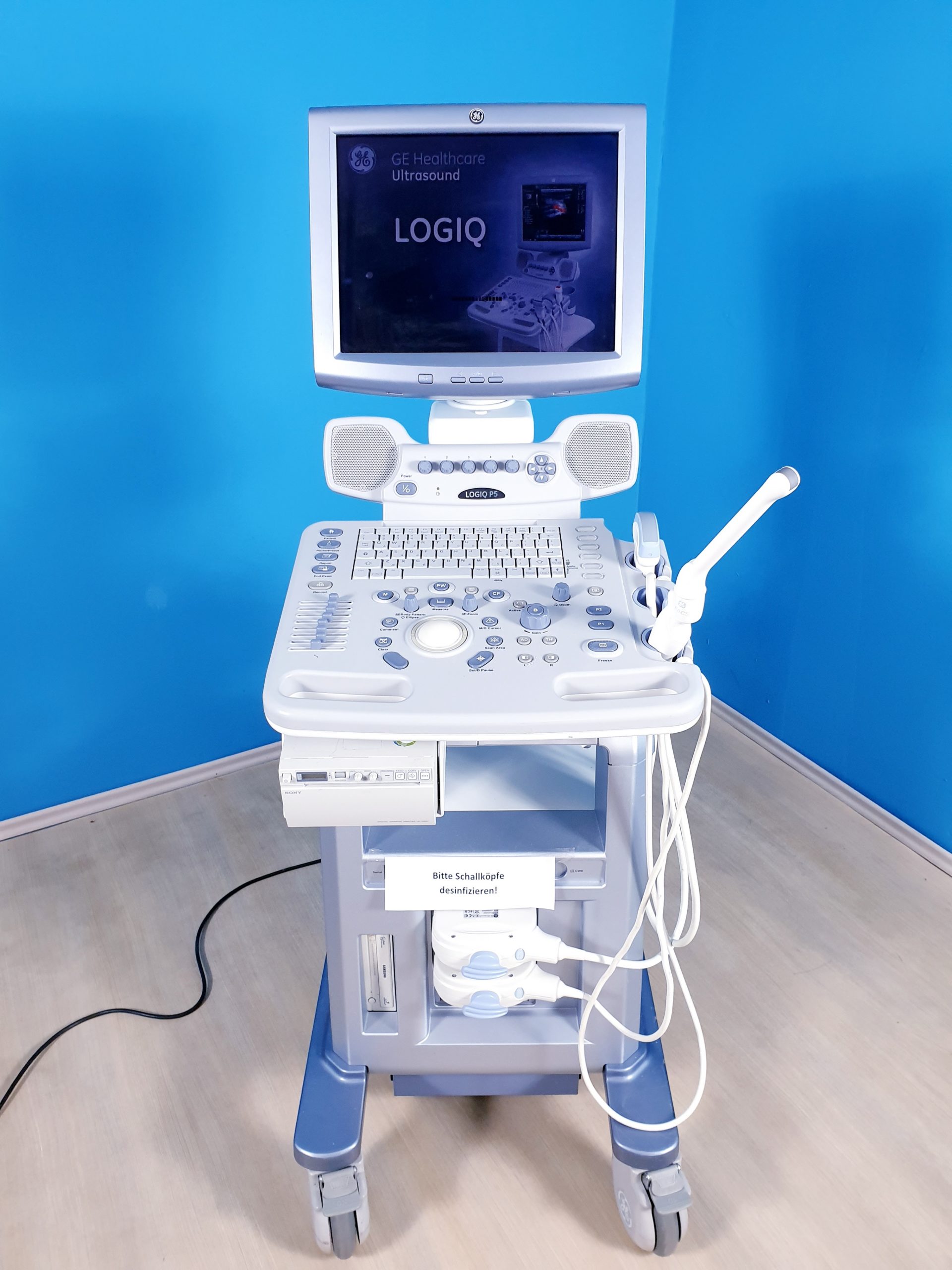 GE Logiq P5 BT11 FARBDOPPLER 5CS Abdomen + E8CS ENDOVAGINALE