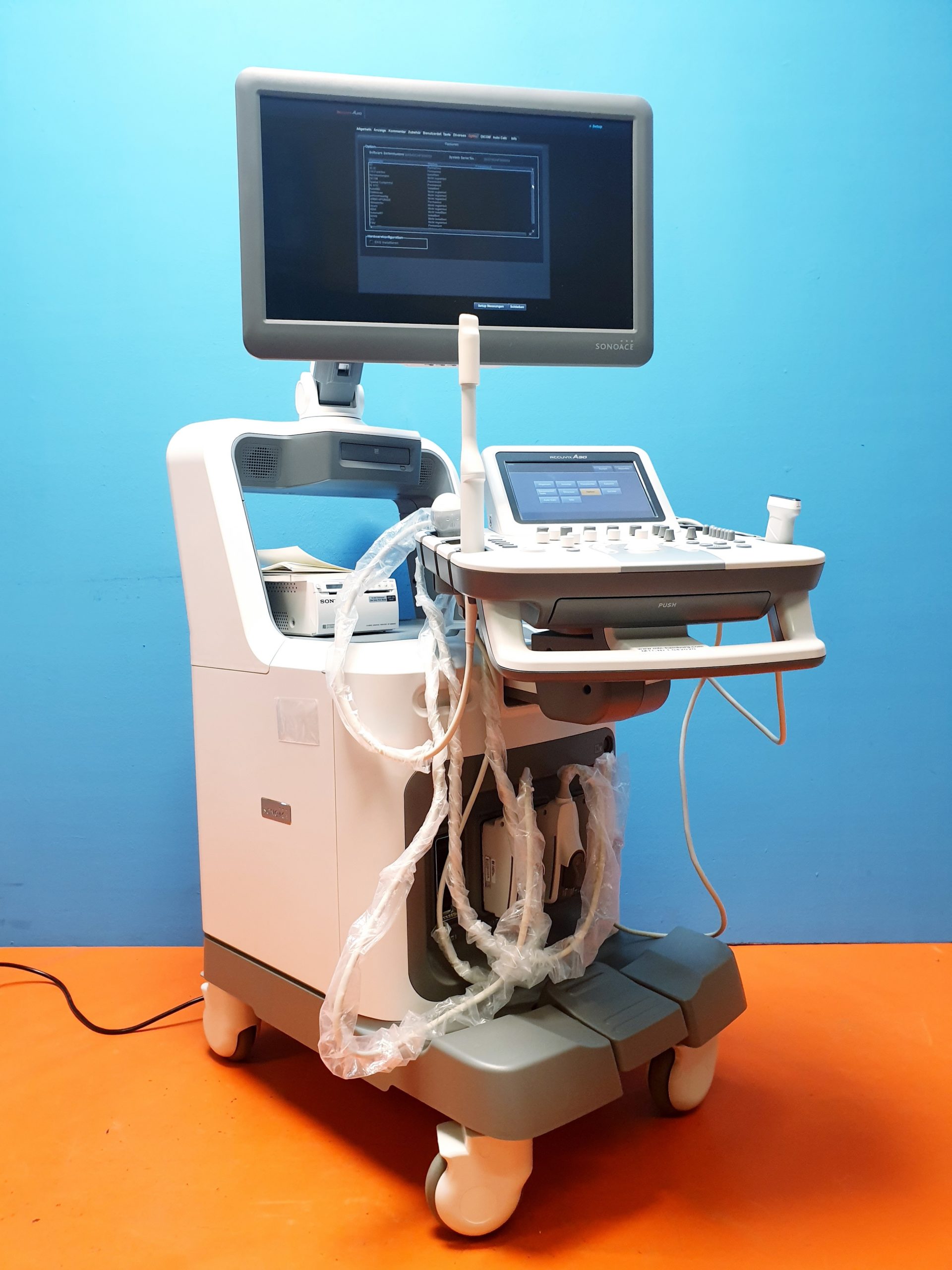 Samsung Sonoace ACCUVIX A30 // A 30 3D/4D V4-8 3D Sonde L5-13S UND EC4-9IS DOM 2014