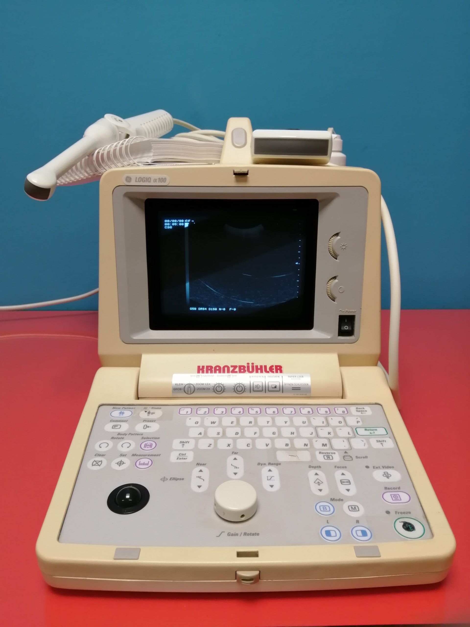 GE Logiq Alpha 100 mit Konvex und Endovaginale Sonde