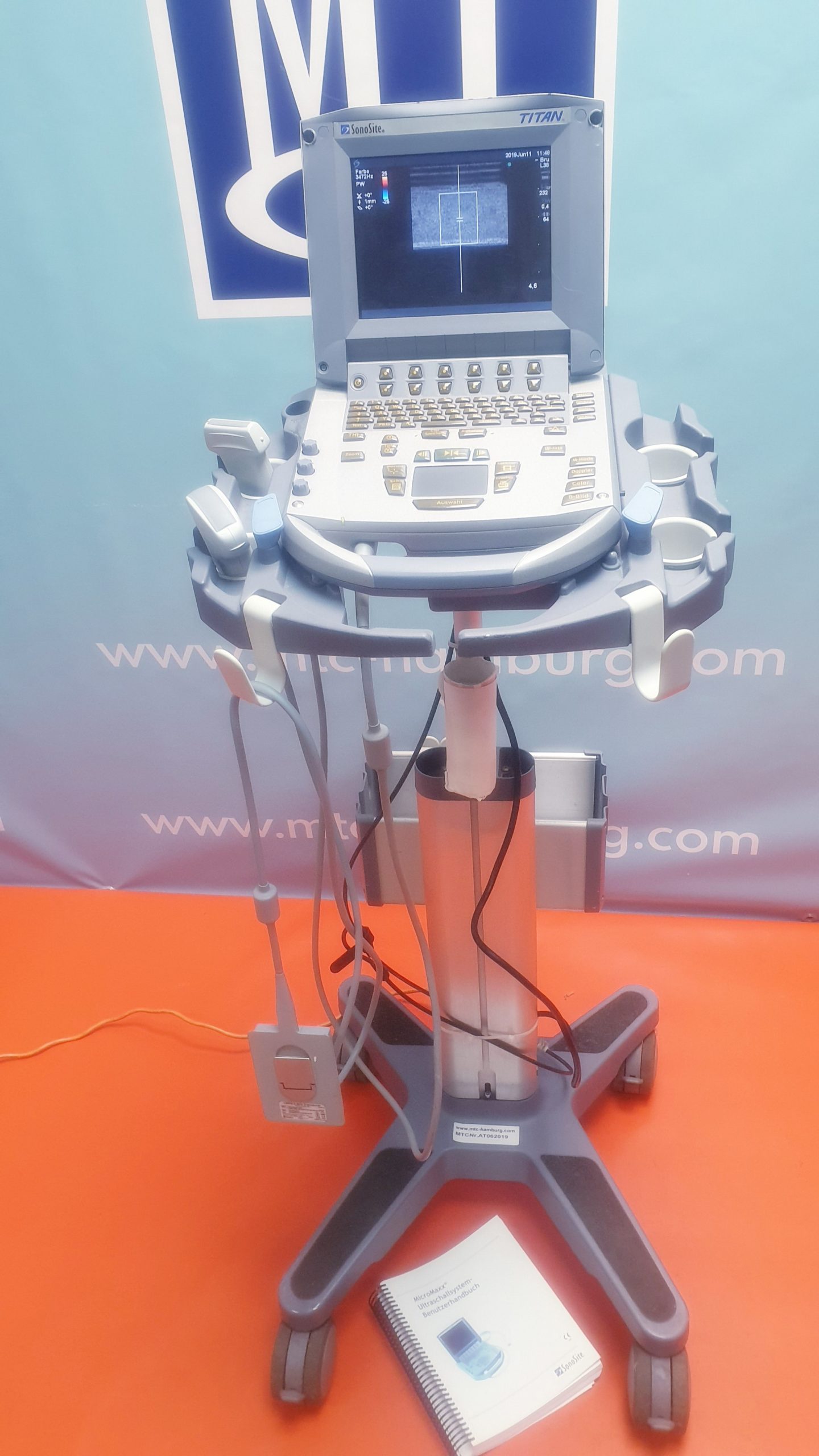Sonosite MicroMaxx Farbdoppler mit Konvex und Linear