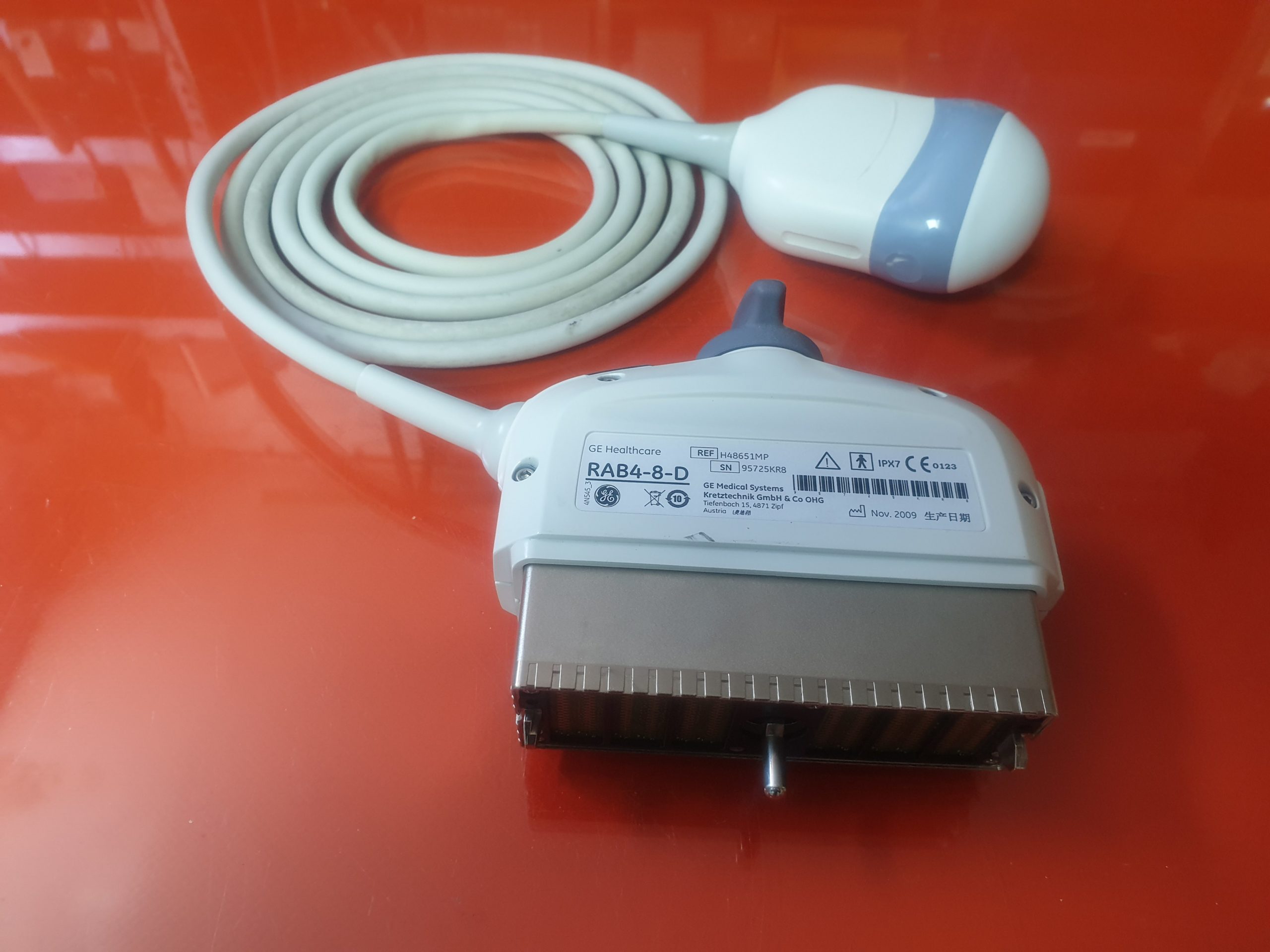 GE RAB4-8D // RAB4-8-D Ultrasound Transducer Volumetric Convex Transducer for Voluson E6/E8