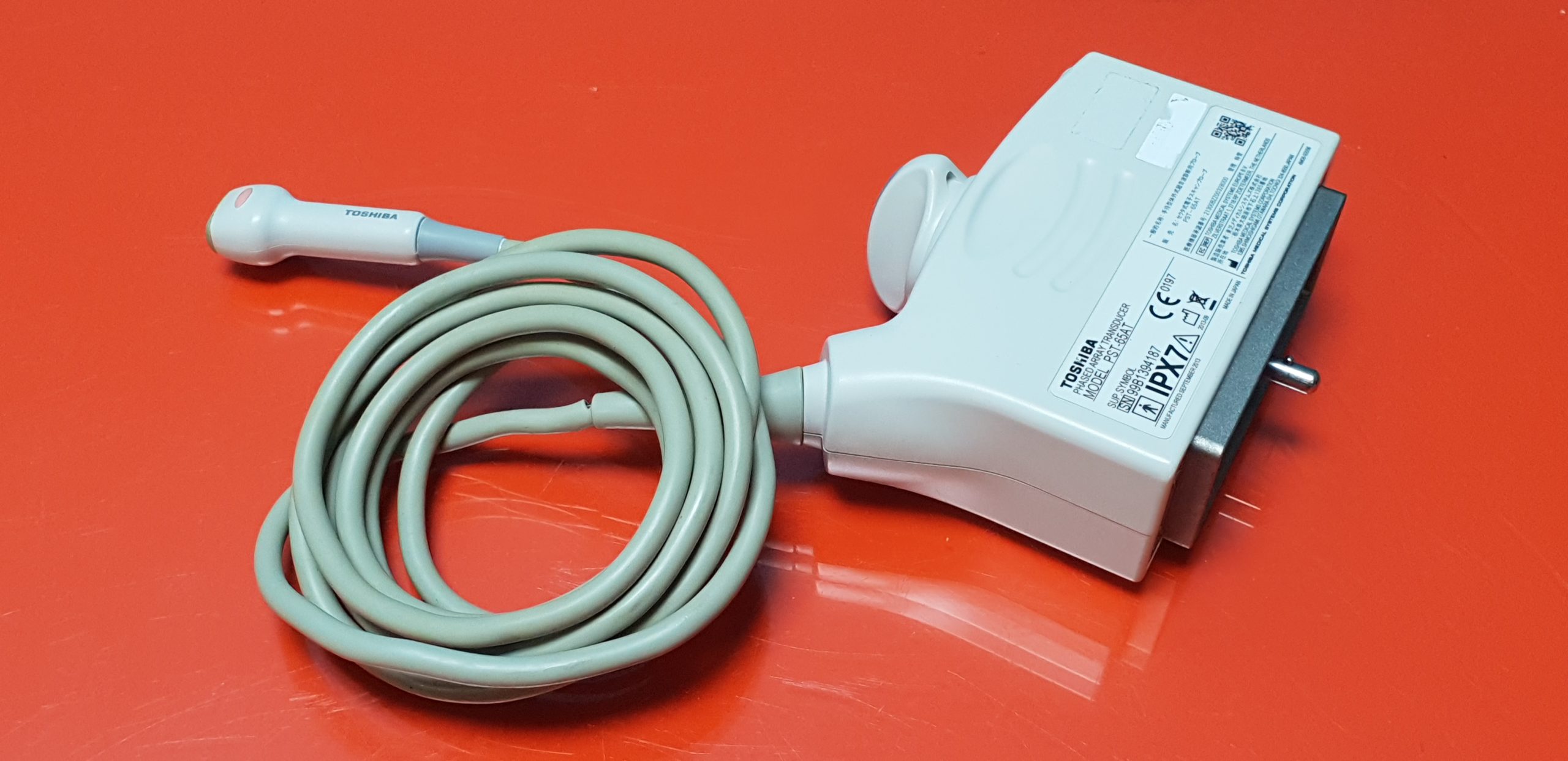 Toshiba PST-65AT 6.5MHz Pediatric Heart Ultrasound Transducer Probe