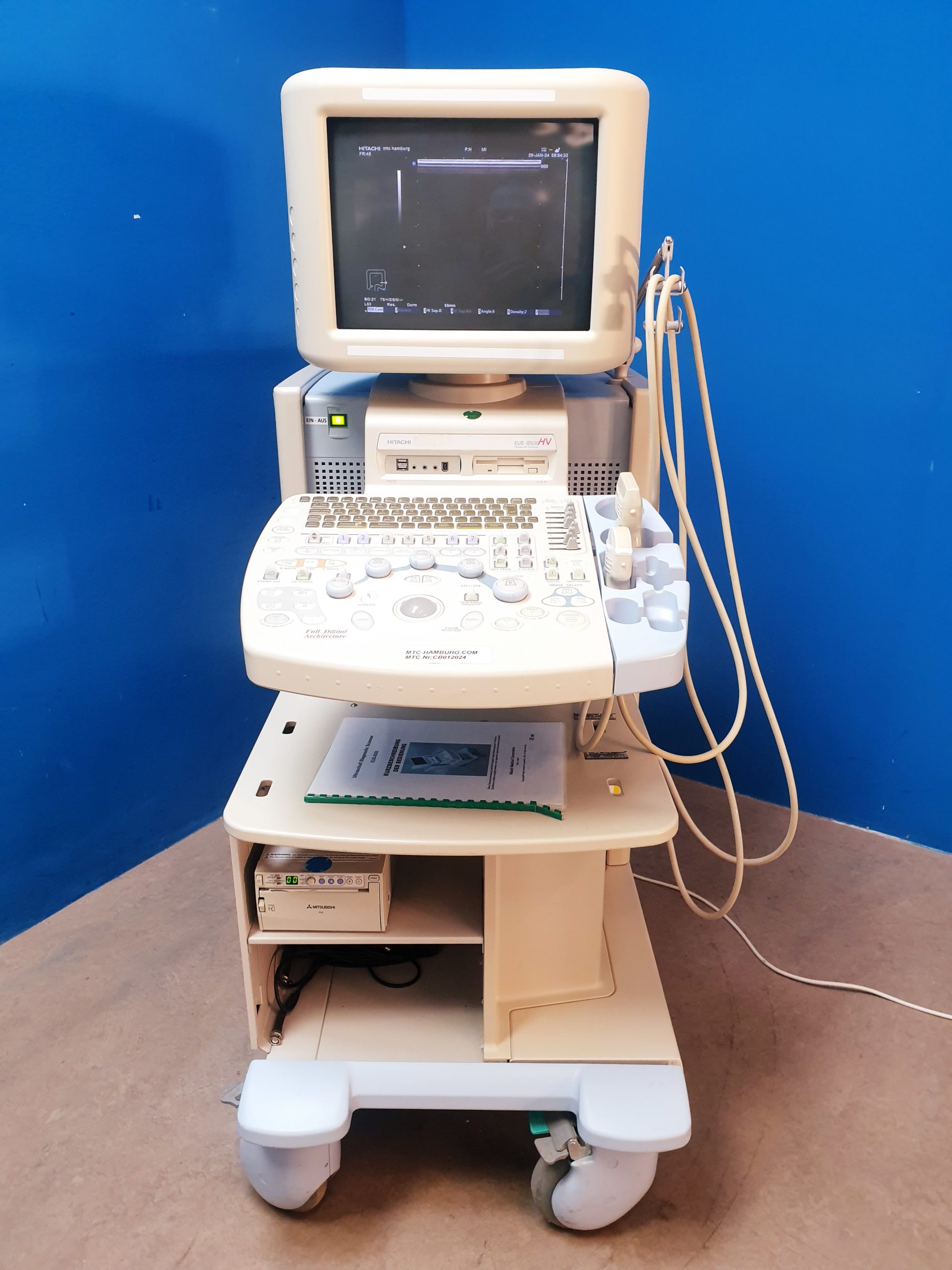 Hitachi EUB-8500 HV Ultraschallgerät Doppler + Konvex und Linear
