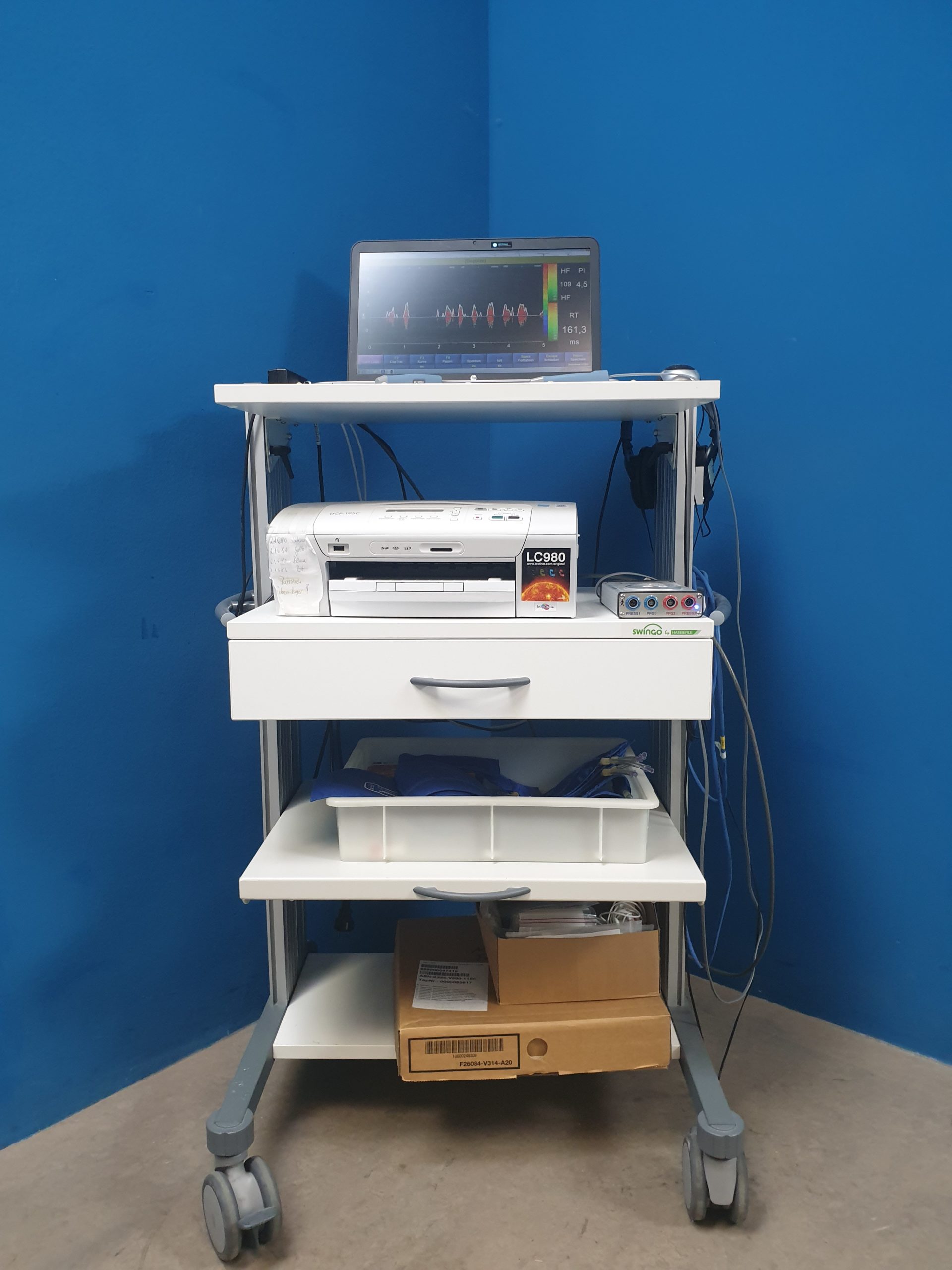 Skidmore Medical Vicorder V8.1.6708 5Mhz und 8Mhz Sonden Doppler, PVR, PPG, Drucke, PWV, PWA, ABI, OSC BP, Austrom, Reflux DOM 2020