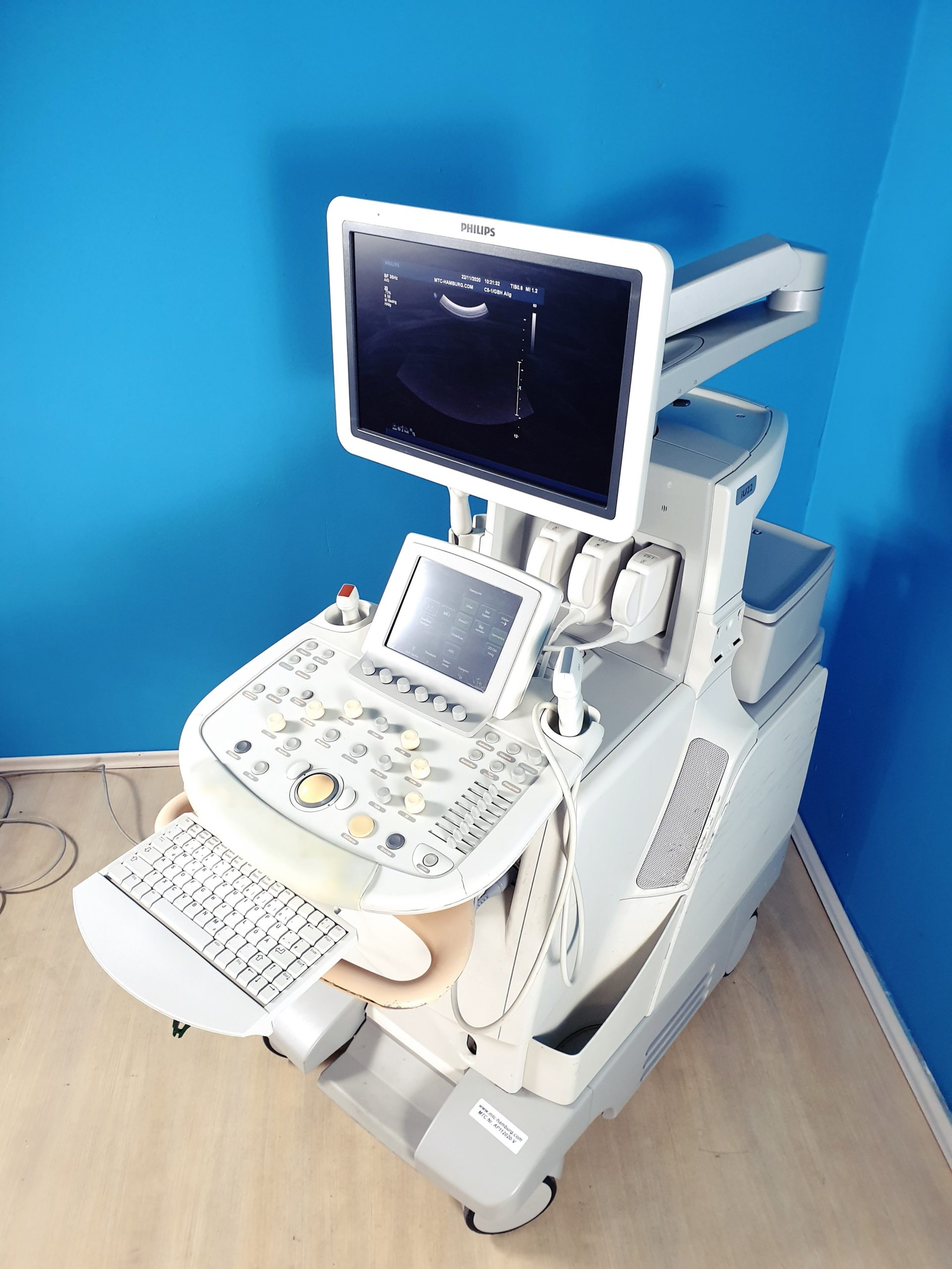 PHILIPS IU22 Ultraschallgerät mit 3 Kardiomaschine SW5.2.2.44