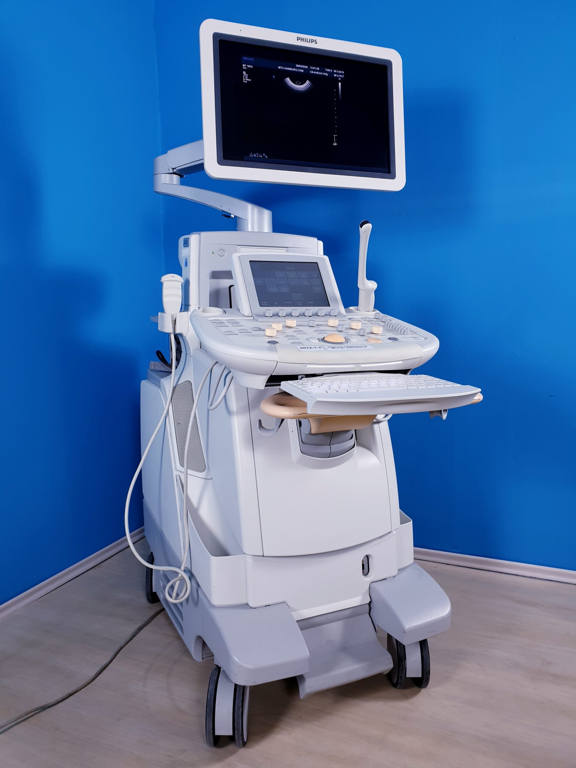 Philips IU22 Doppler // Farbdoppler Ultraschallgerät mit Konvex und Endovaginal DOM2010