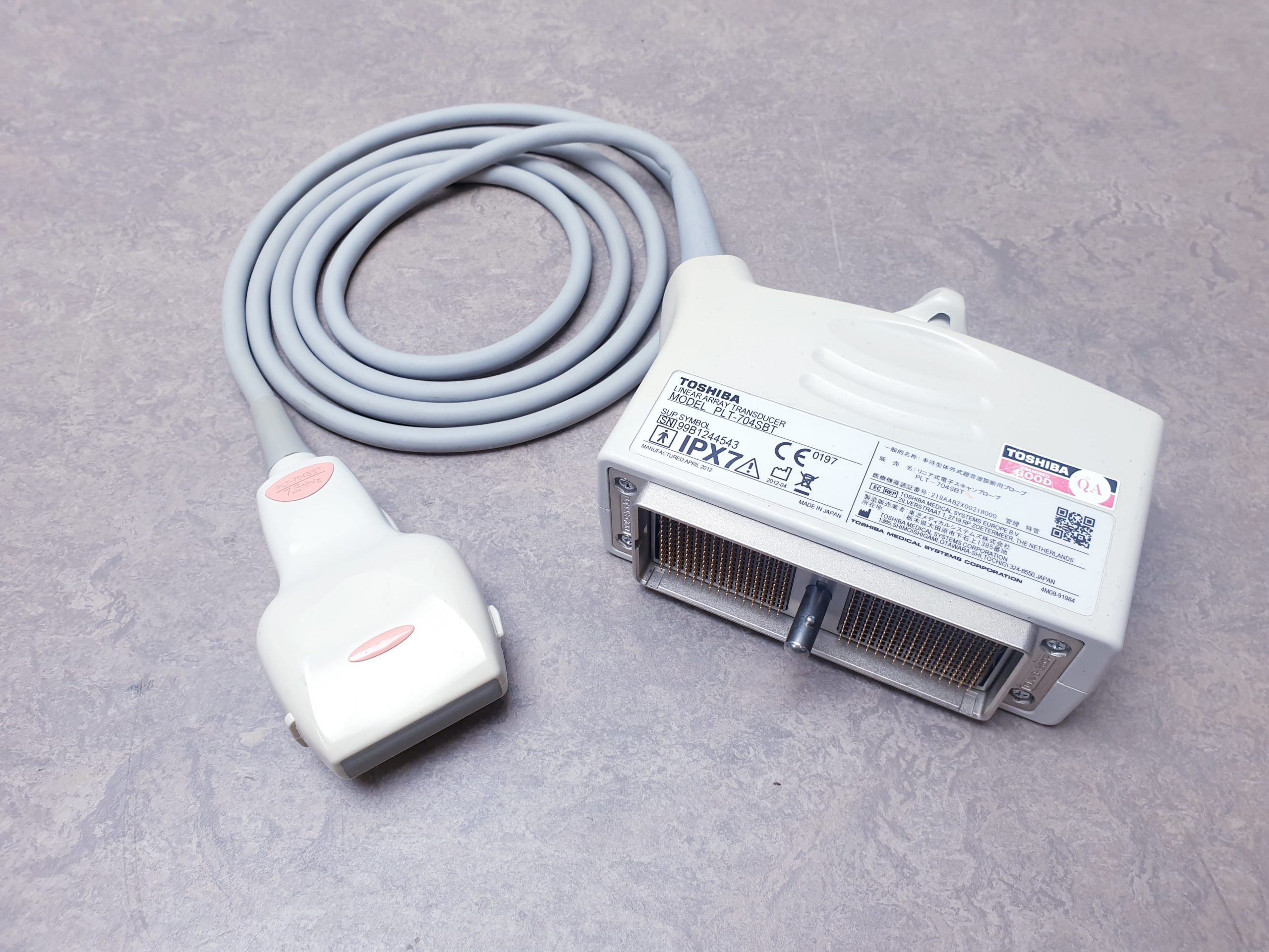 Toshiba PLT-704SBT Linear Schallkopf, Ultraschall